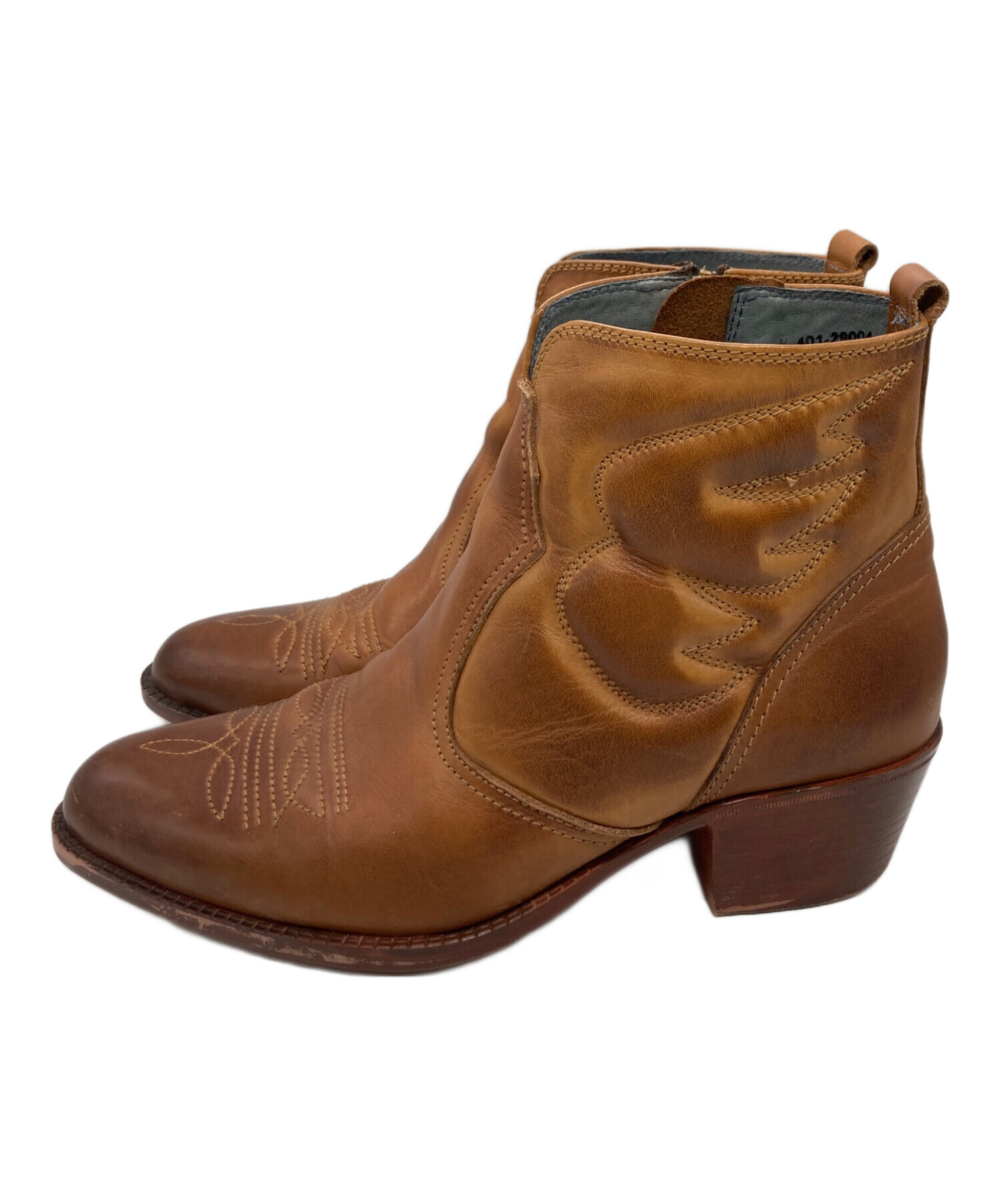 中古・古着通販】NEVADA (ネバダ) サイドジップ ウエスタンブーツ