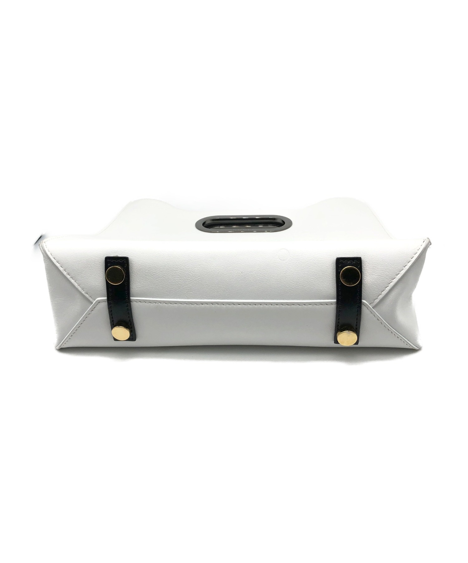 中古・古着通販】sacai (サカイ) ロゴハンドバッグ ホワイト サイズ