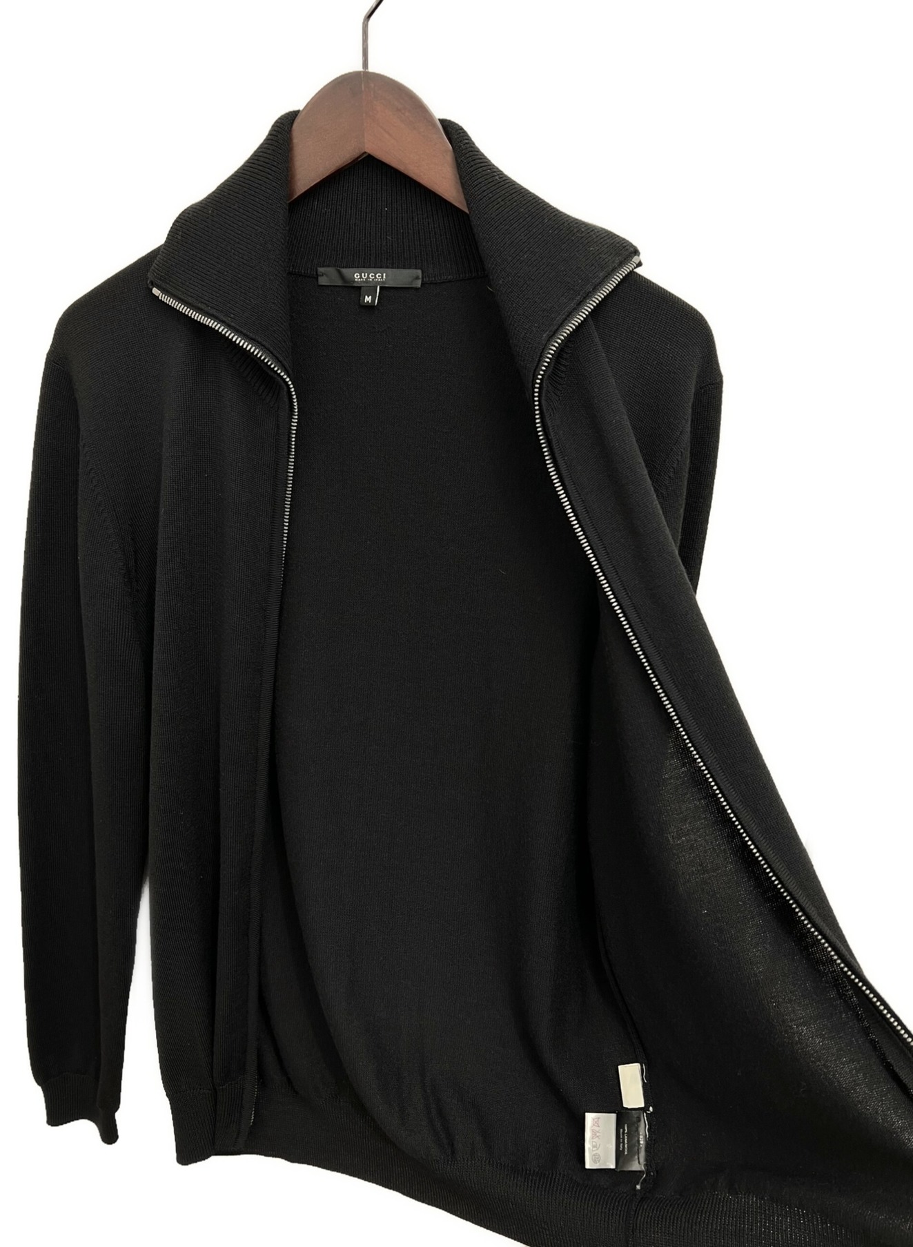 中古・古着通販】GUCCI (グッチ) シェリーラインジップアップニット