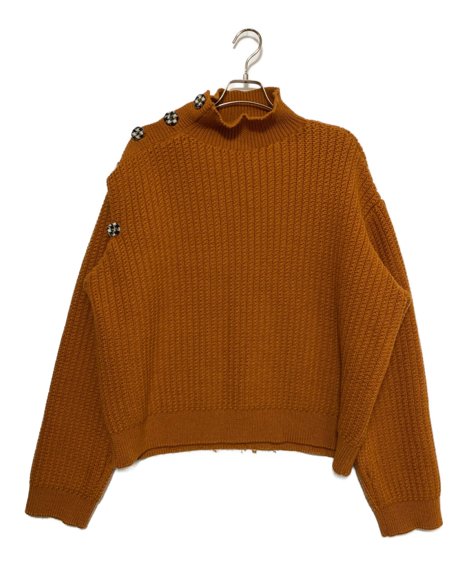 中古・古着通販】RAF SIMONS (ラフシモンズ) ボタンディティールニット