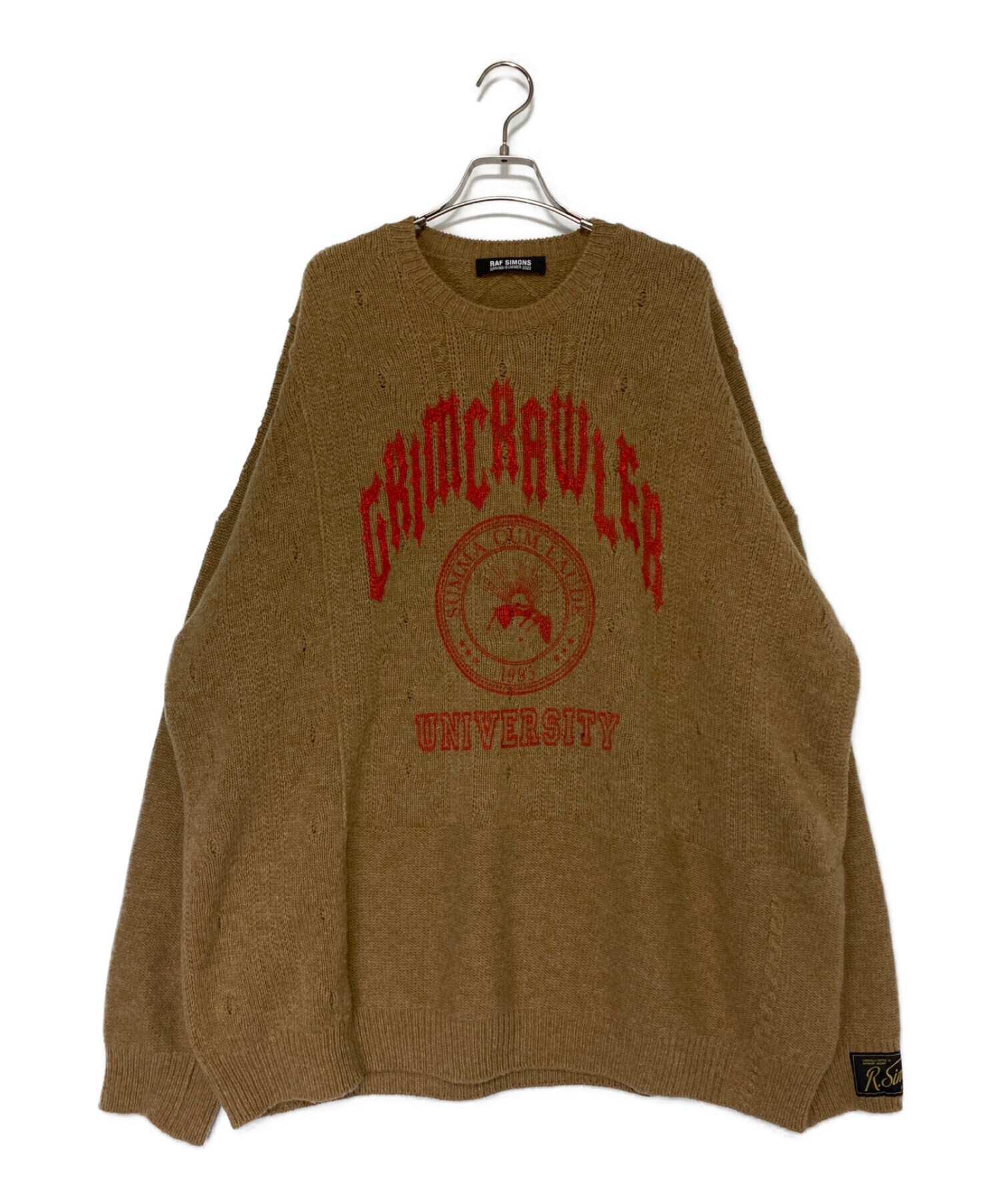 中古・古着通販】RAF SIMONS (ラフシモンズ) メリノウール クルー