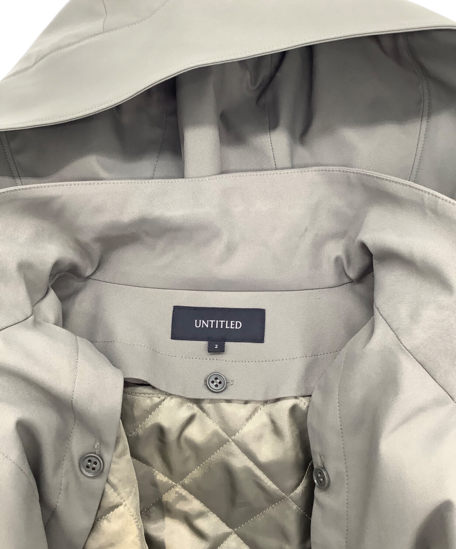 中古・古着通販】UNTITLED (アンタイトル) 中綿ライナー付2WAY