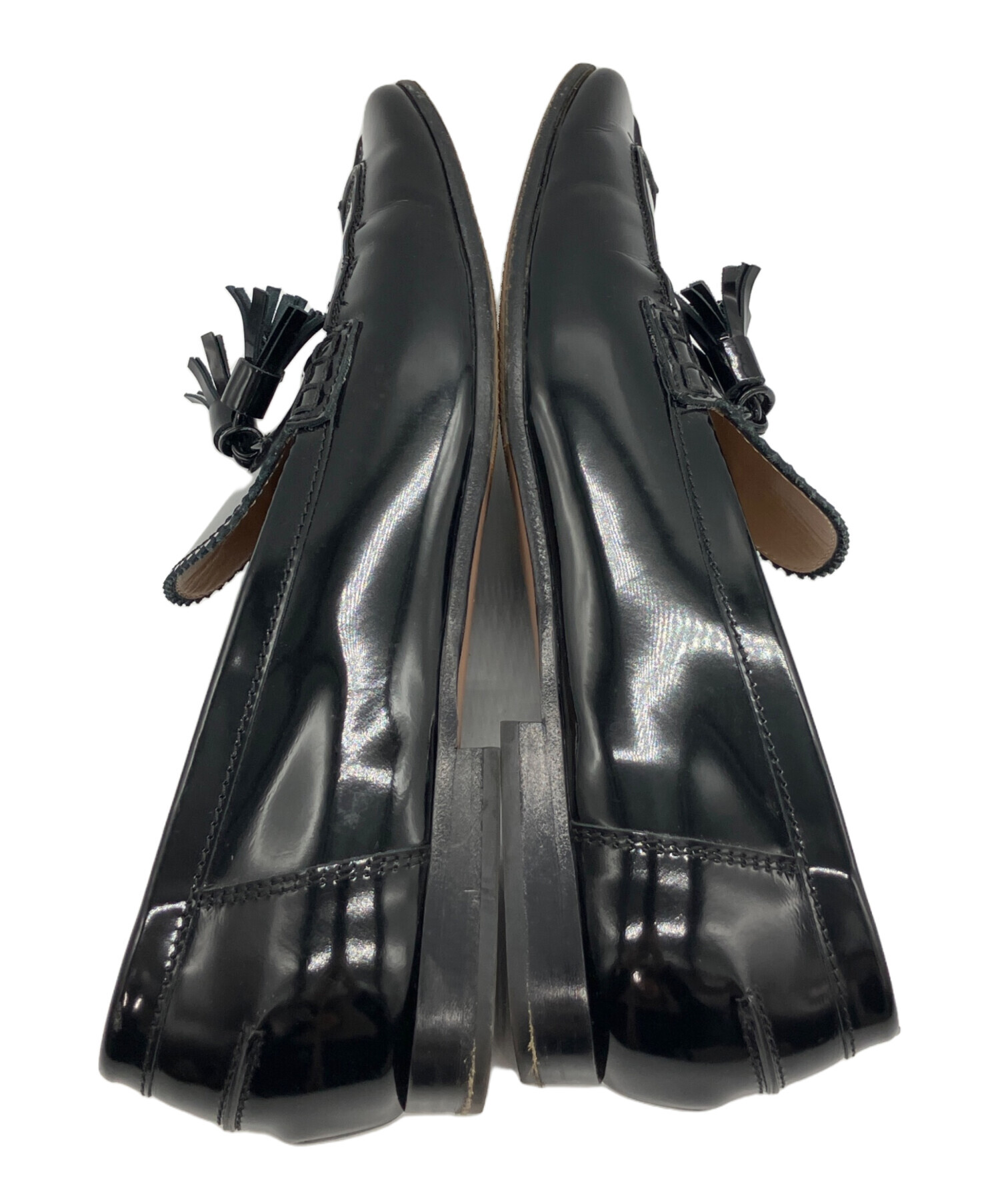 中古・古着通販】PELLICO (ペリーコ) エナメルタッセルローファー