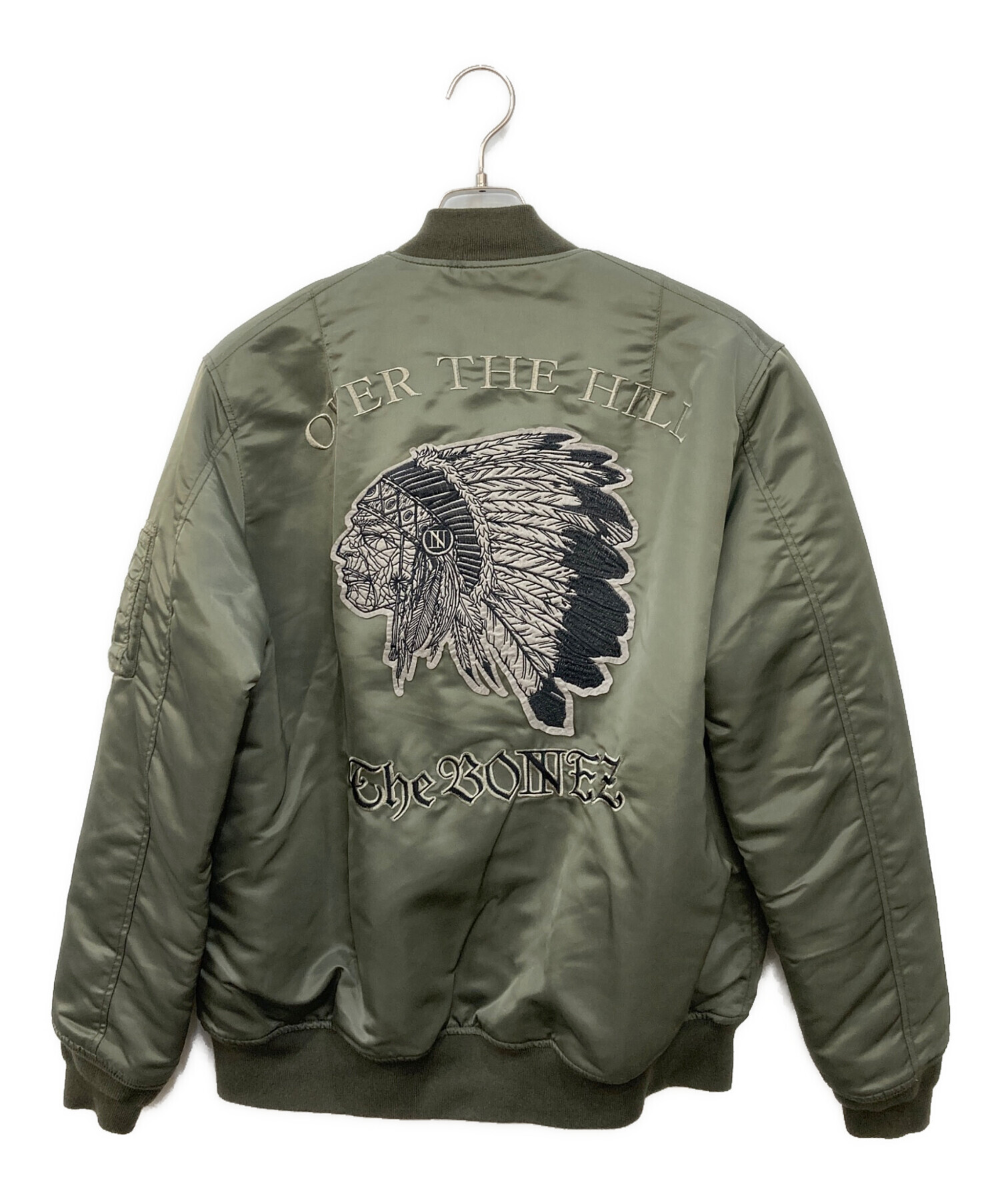 中古・古着通販】The BONEZ (ザボーンズ) MA-1ジャケット カーキ