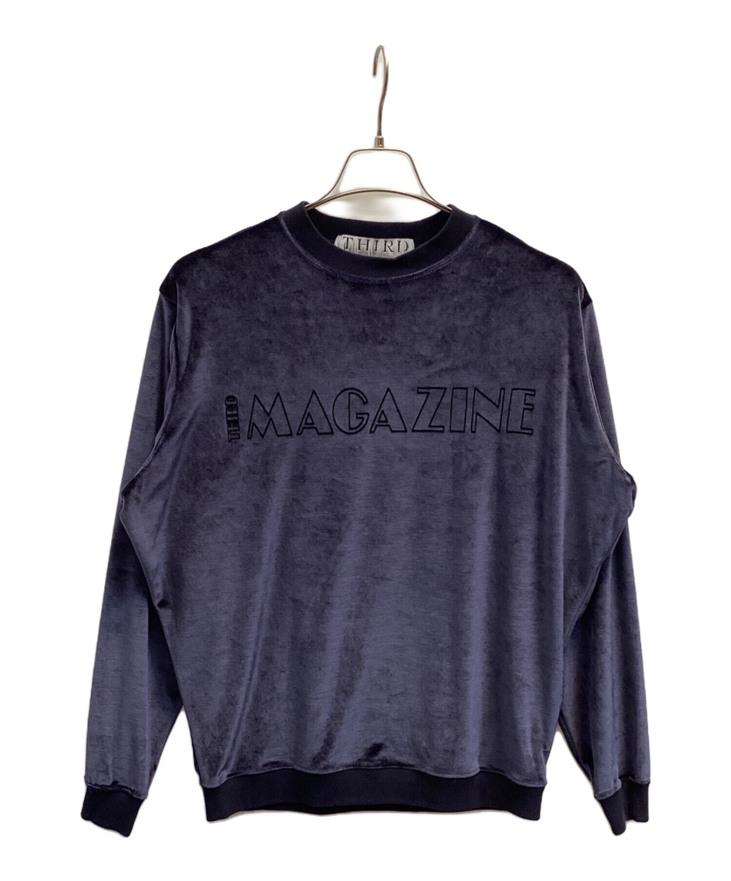 中古・古着通販】THIRD MAGAZINE (サードマガジン) ベロアロゴロングT
