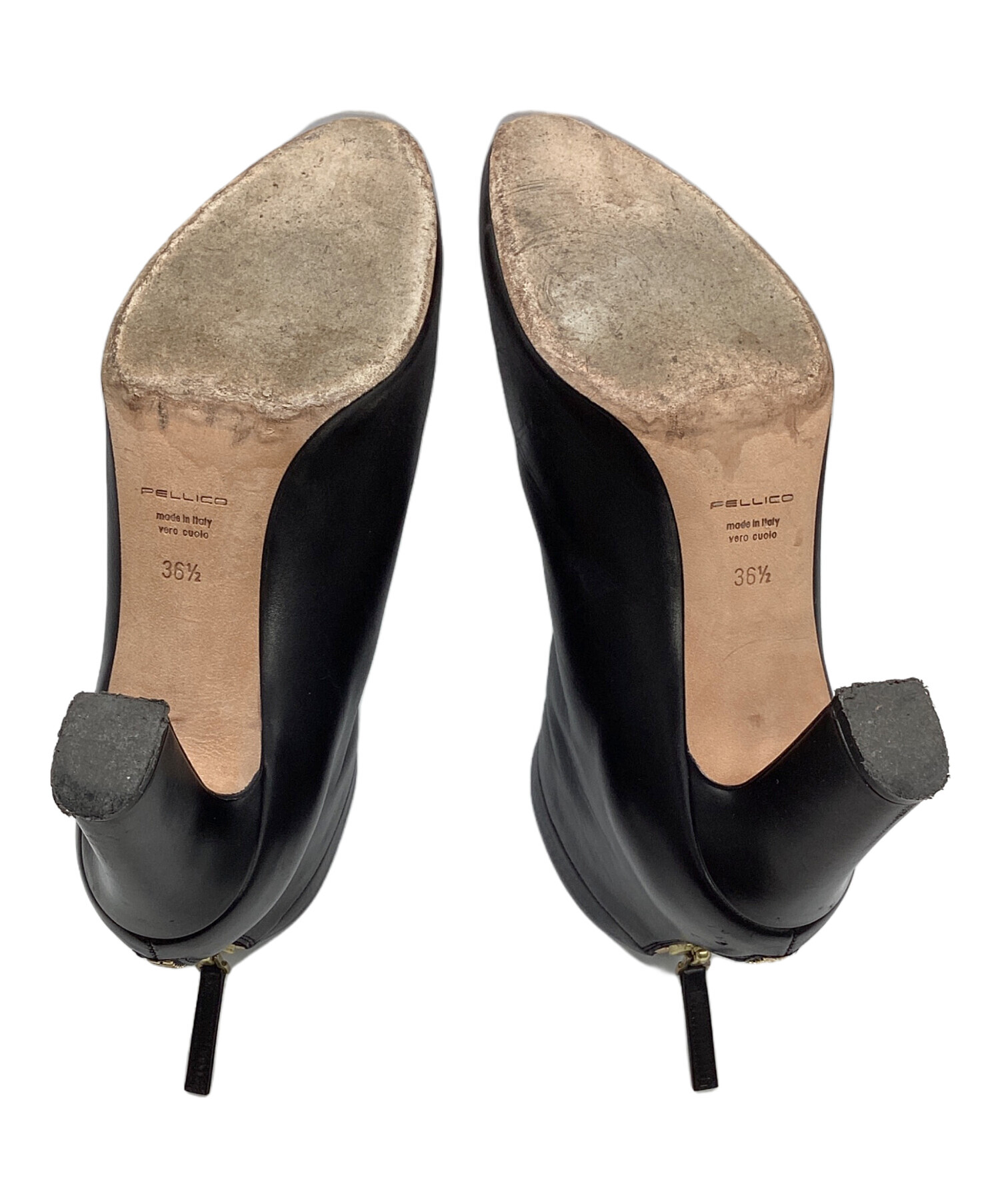 中古・古着通販】PELLICO (ペリーコ) バックジップショートブーツ