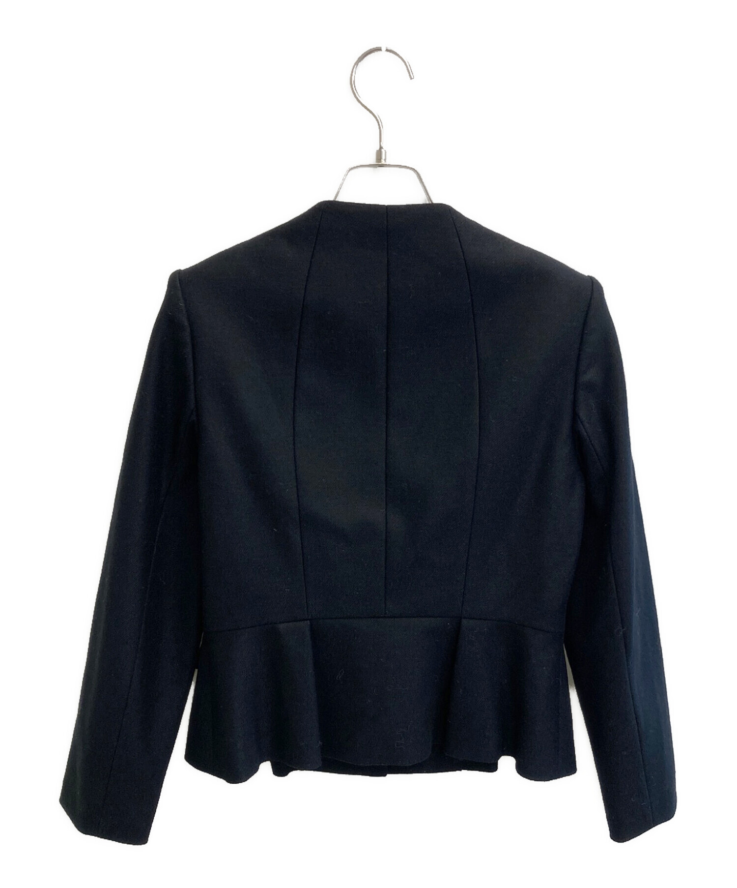 中古・古着通販】ANAYI (アナイ) ツイルジャージペプラムジャケット