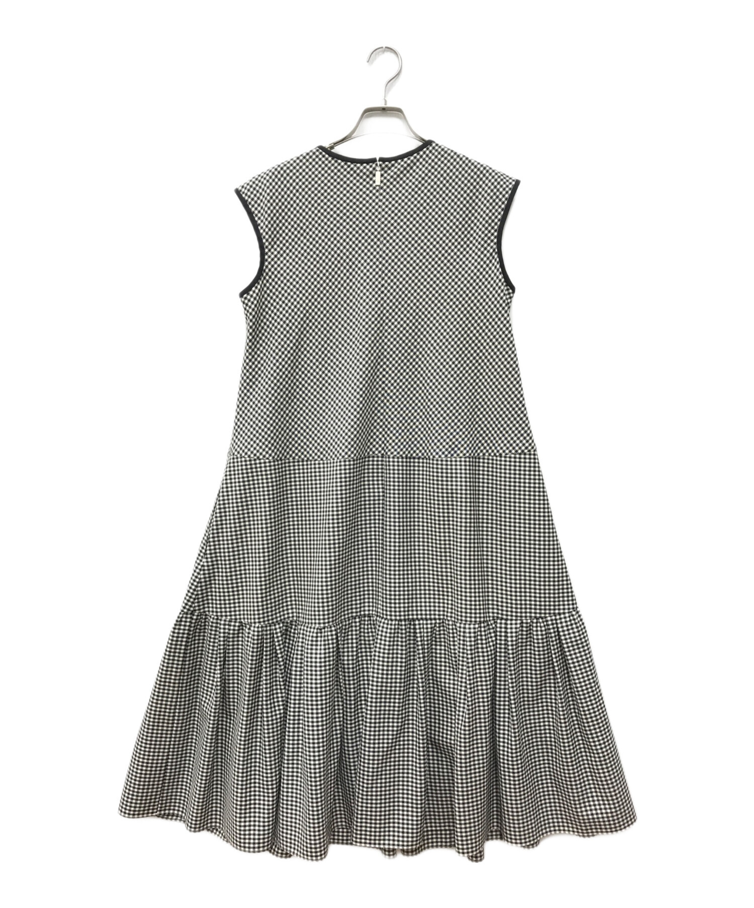 中古・古着通販】Rene (ルネ) ギンガムチェックティアードワンピース