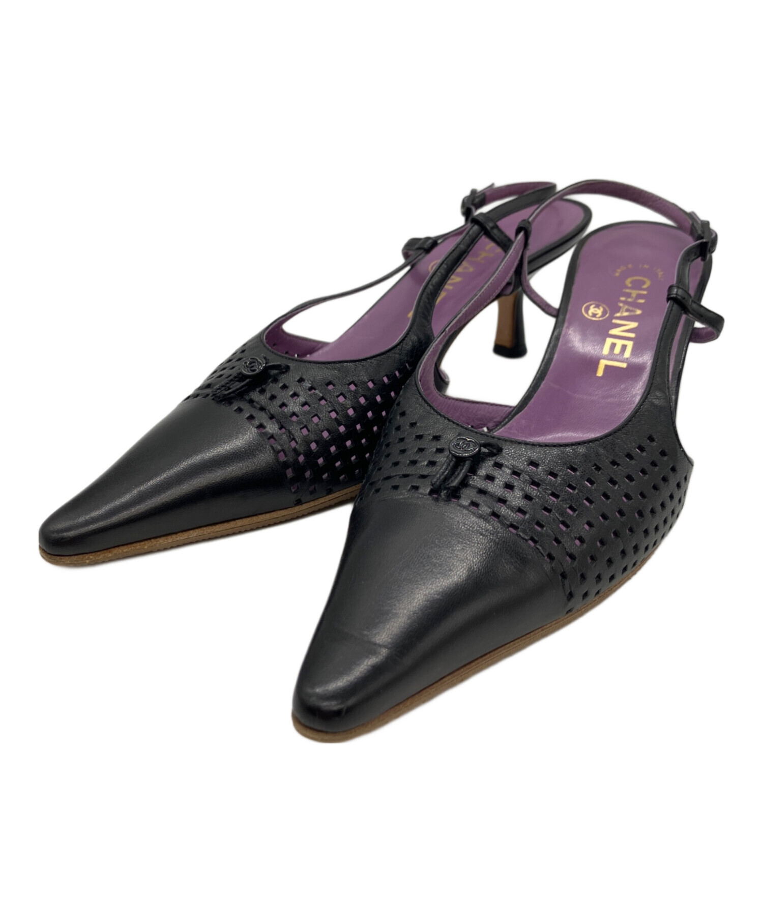 中古・古着通販】CHANEL (シャネル) ココマークストラップサンダル