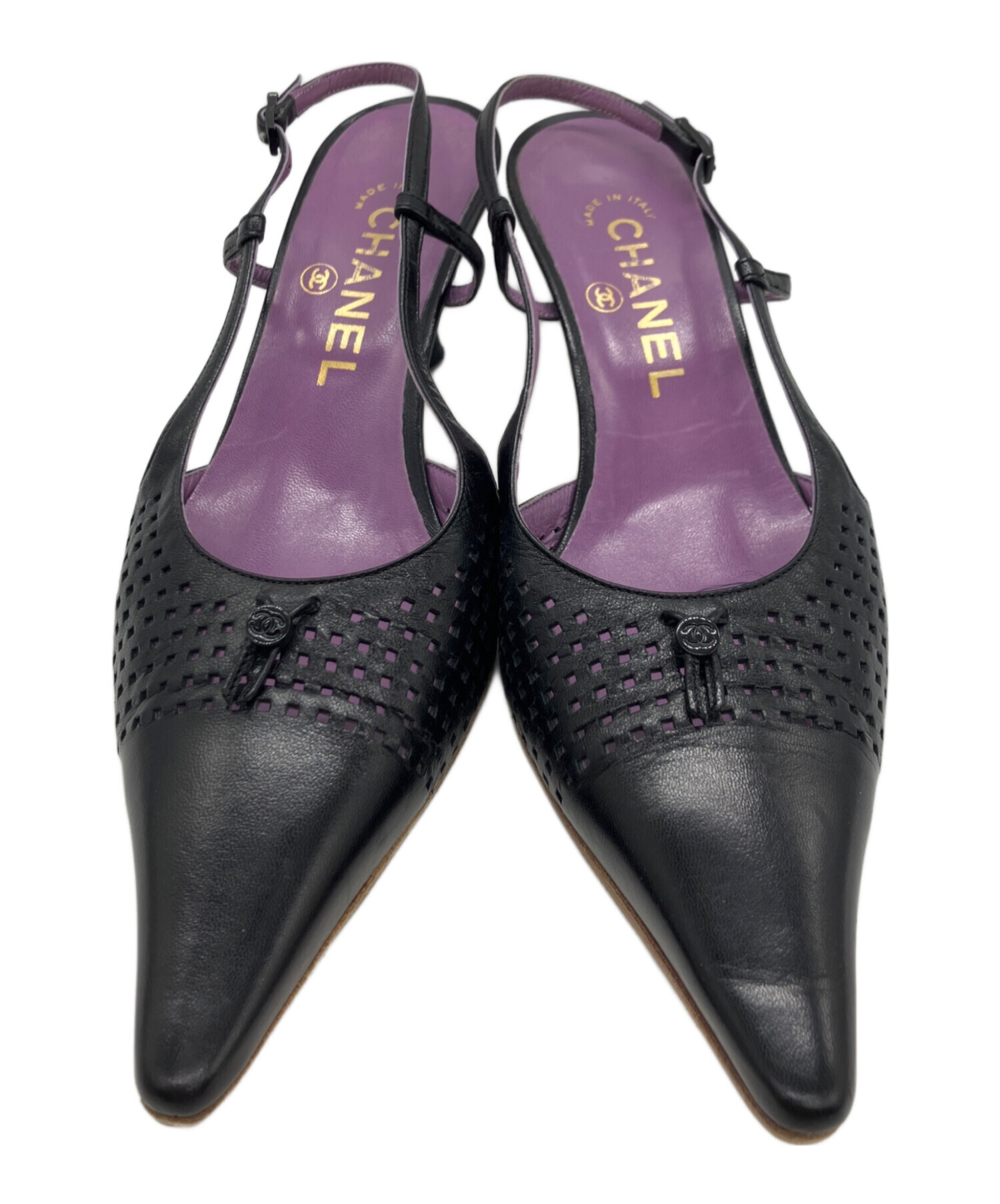 中古・古着通販】CHANEL (シャネル) ココマークストラップサンダル