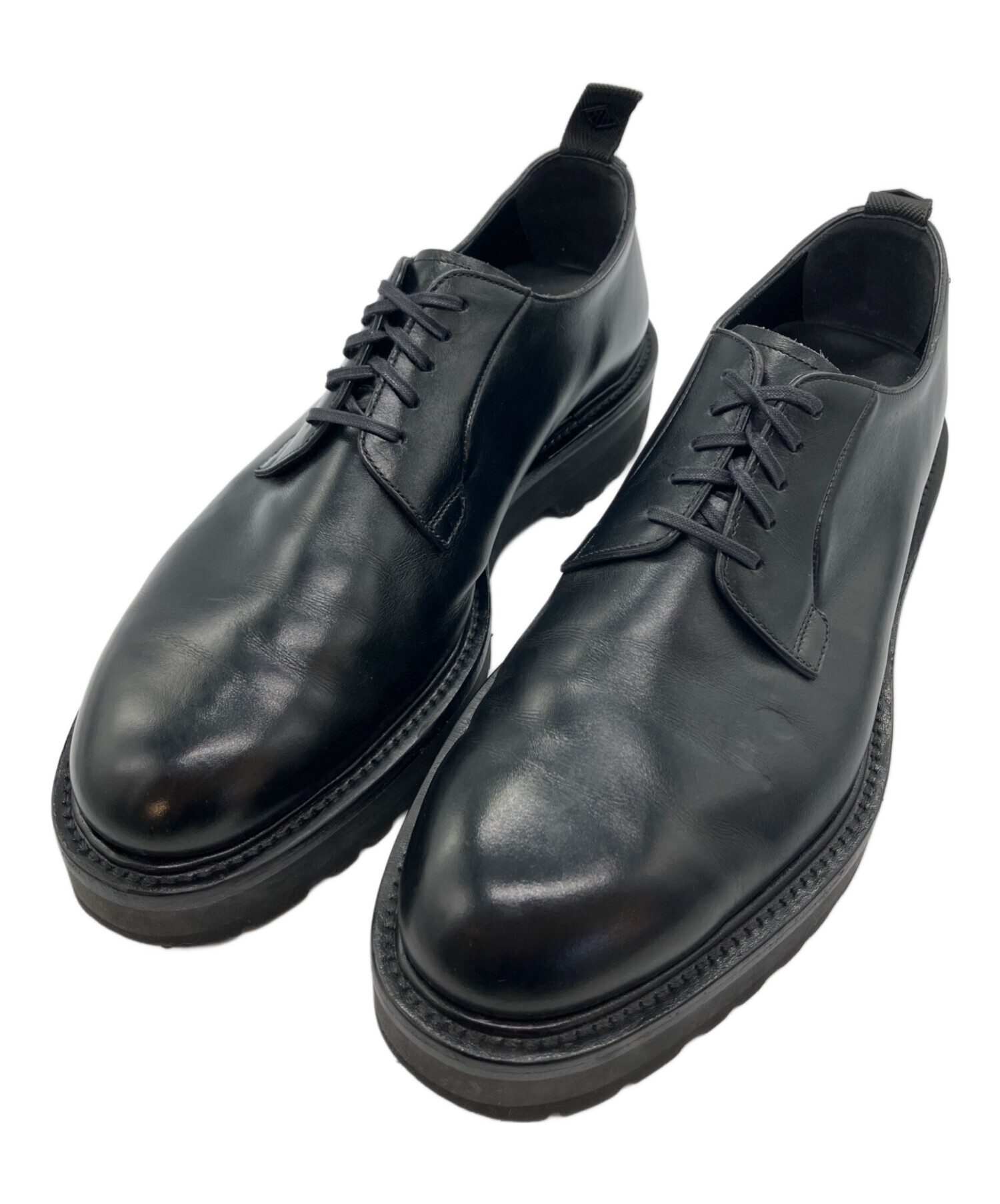 中古・古着通販】W.H (ダブルエイチ) プレーントゥシューズ ブラック