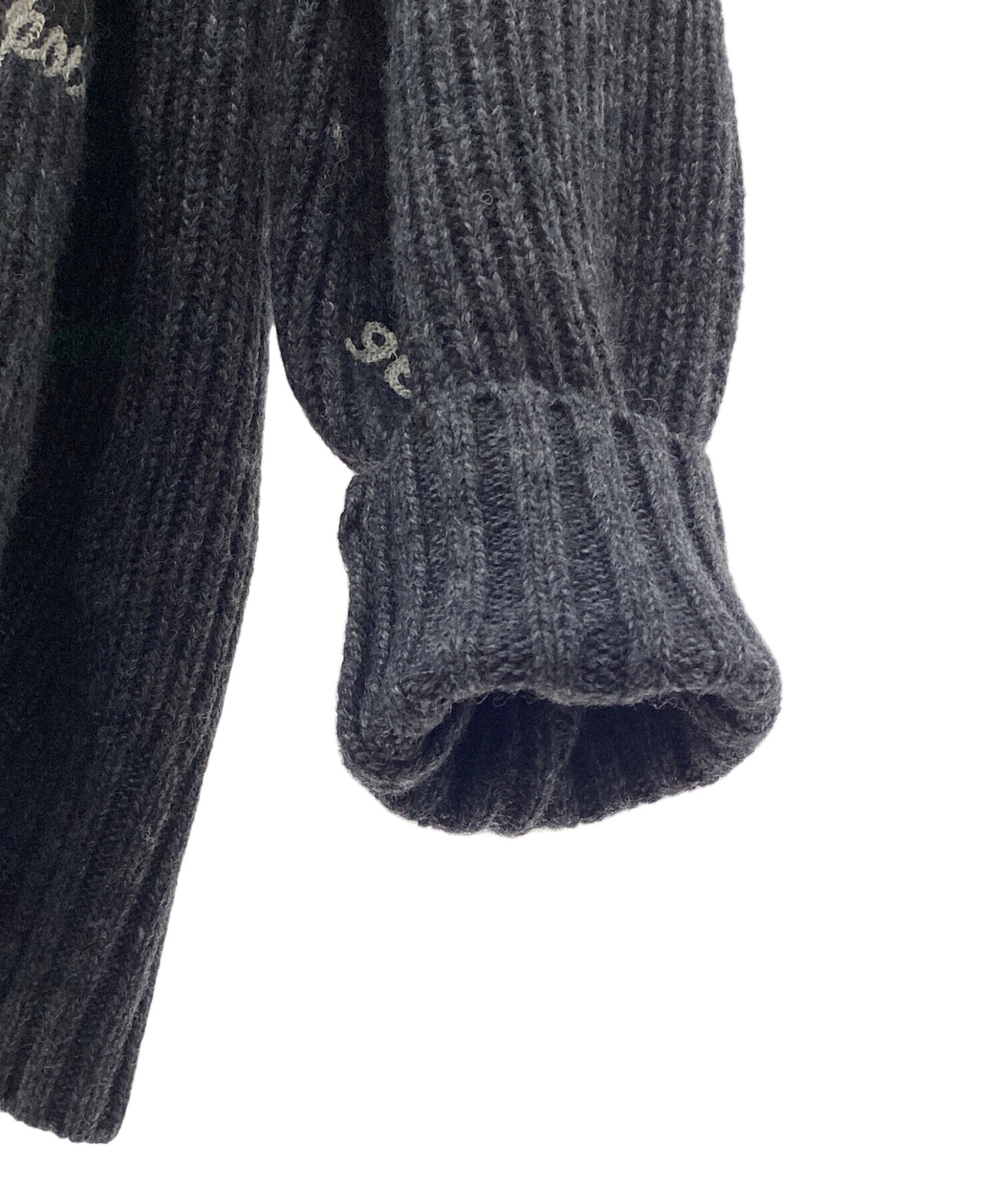 中古・古着通販】Loungedress (ラウンジドレス) ロゴ刺繍カーディガン