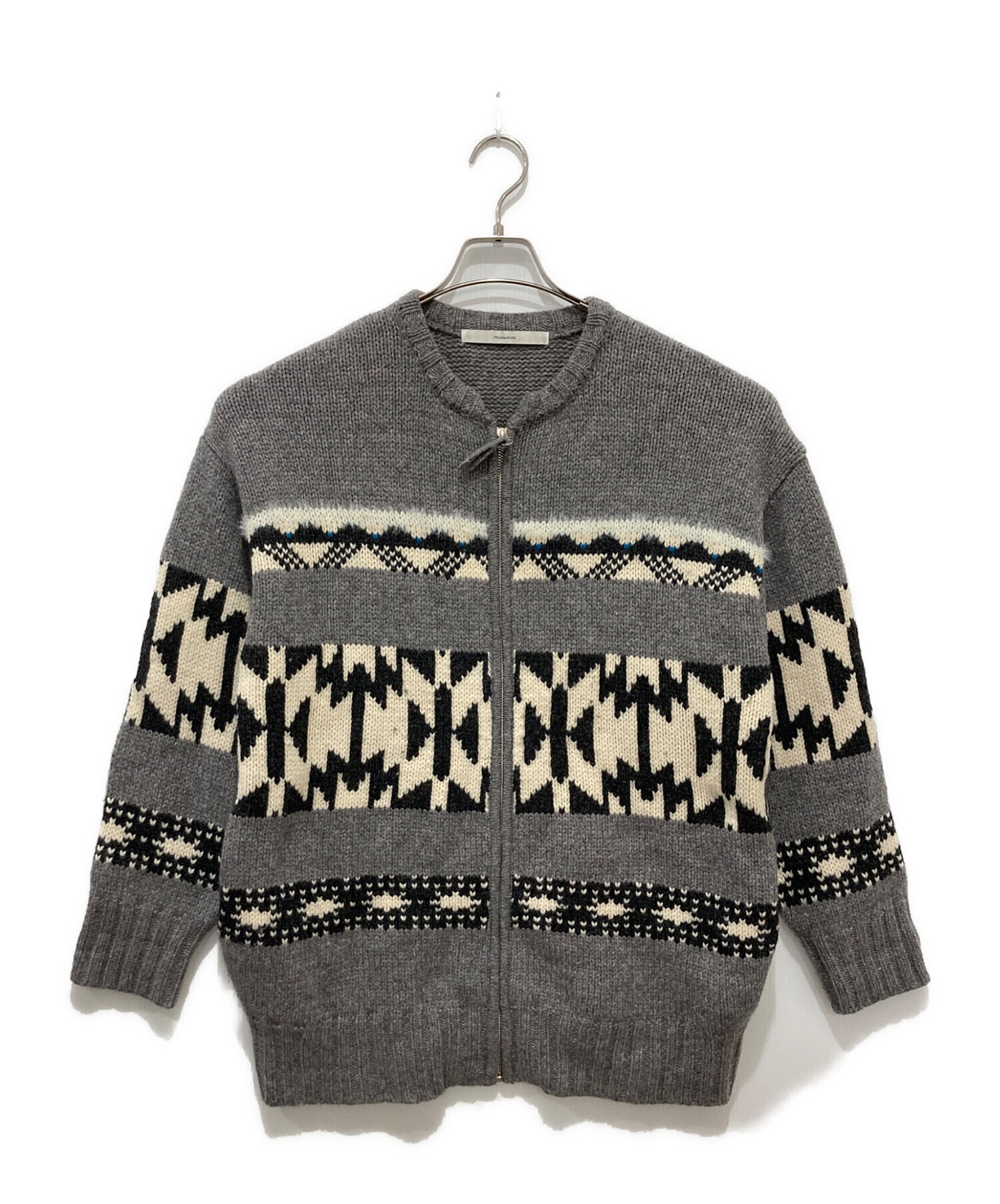 中古・古着通販】FRAMeWORK (フレームワーク) ジャガードZIP