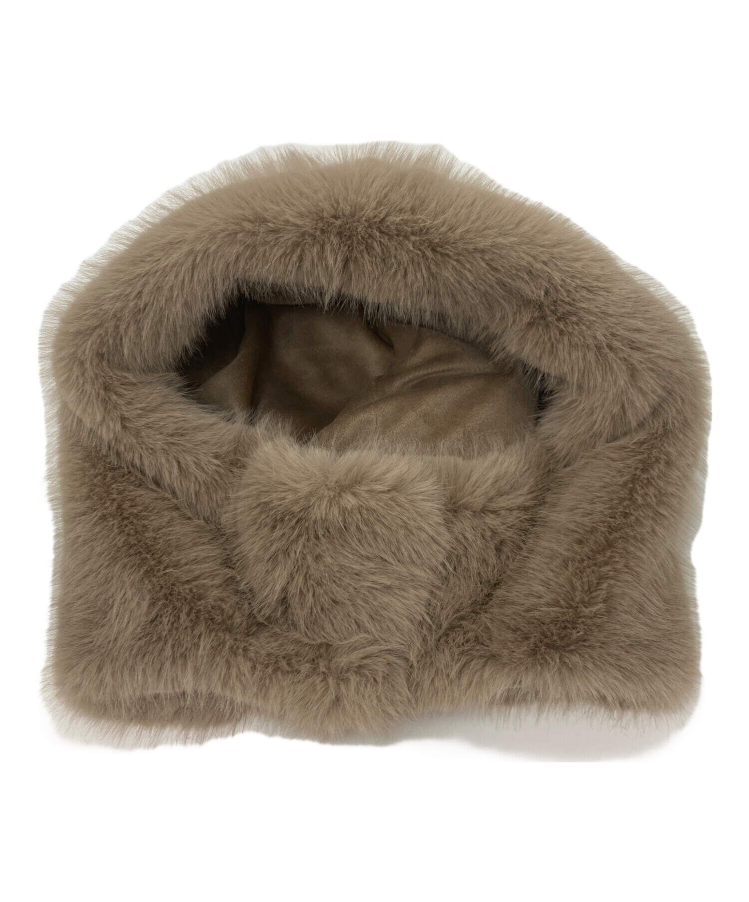 celeri FUR BALACLAVA ベージュ CELERI/セルリ】 FUR BALACLAVA