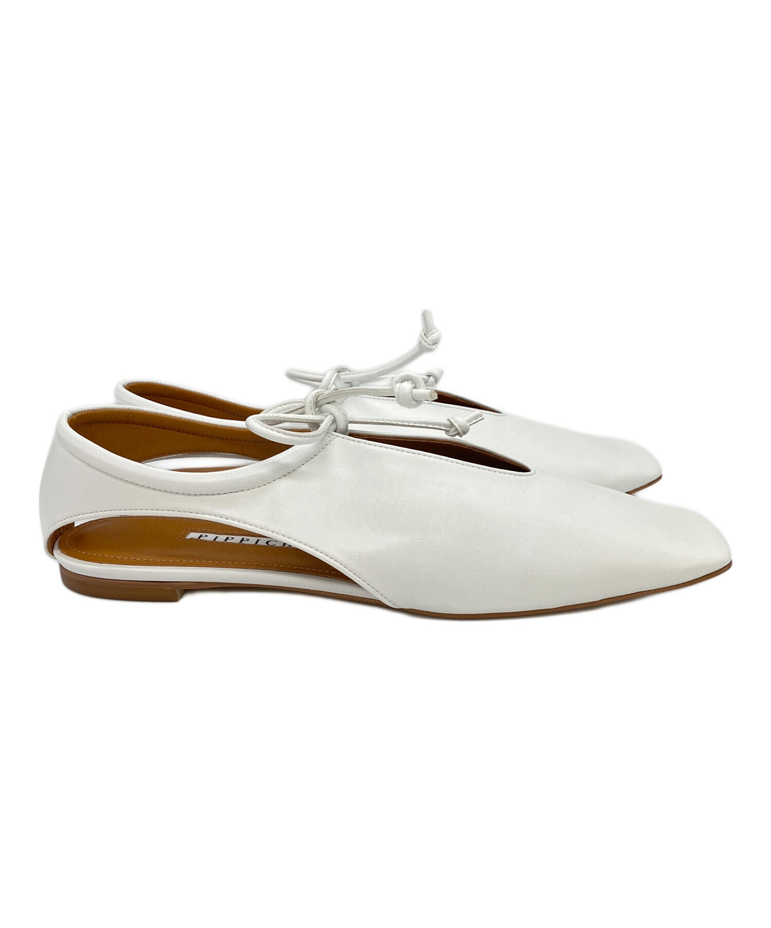 中古・古着通販】Pippichic (ピッピシック) フラットシューズ ホワイト