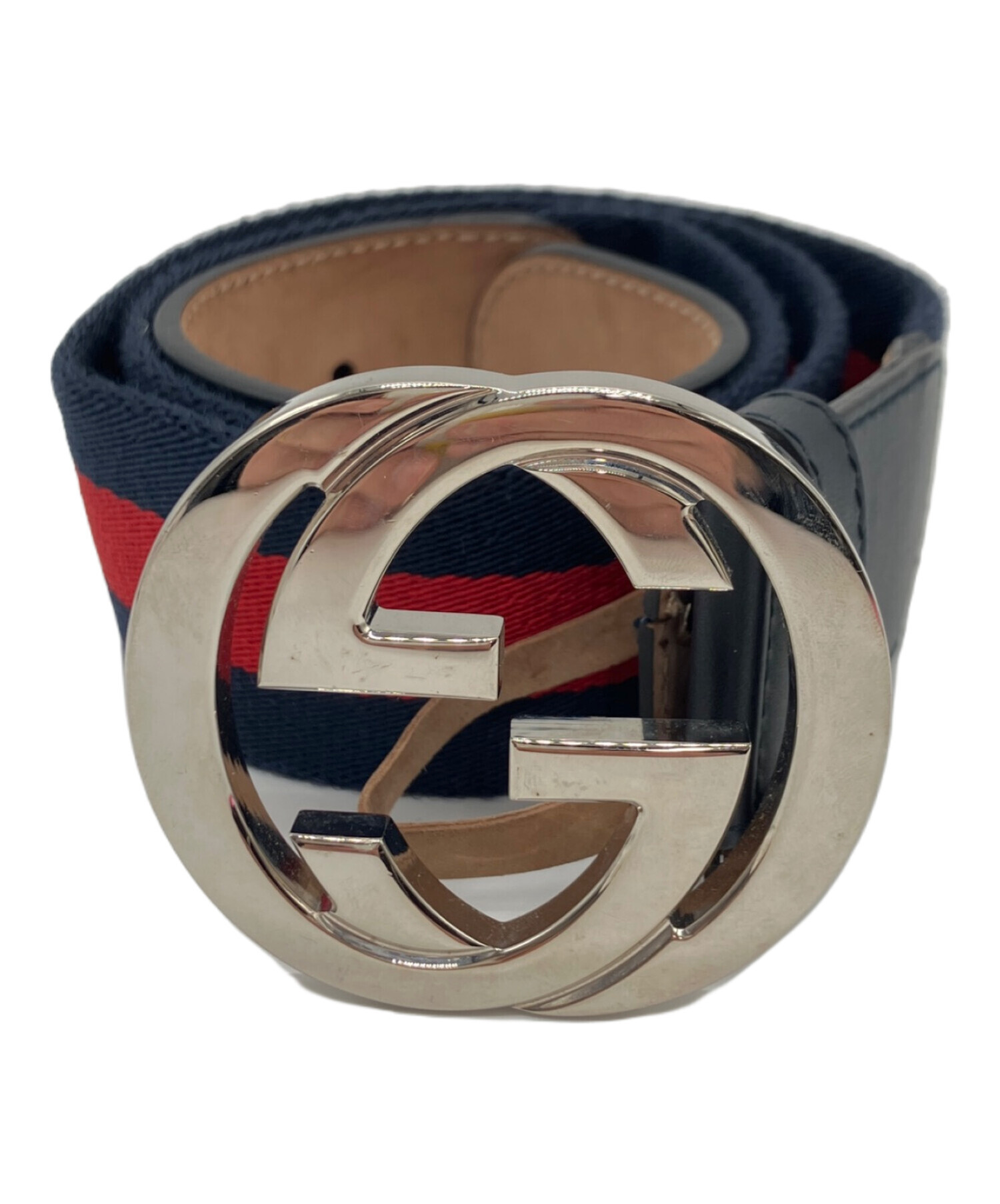 中古・古着通販】GUCCI (グッチ) インターロッキングG バックル付き