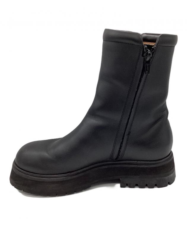 中古・古着通販】PELLICO (ペリーコ) サイドジップブーツ ブラック