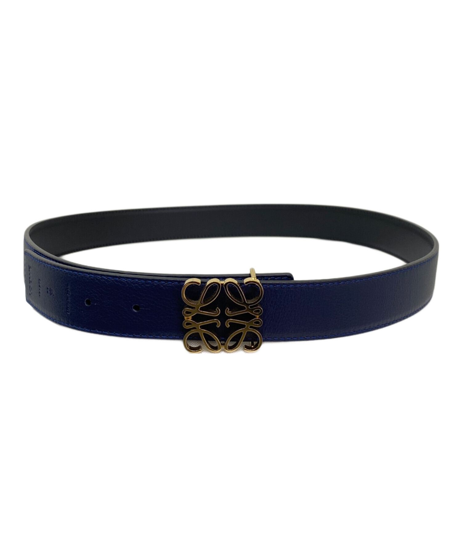 中古・古着通販】LOEWE (ロエベ) アナグラムリバーシブルベルト