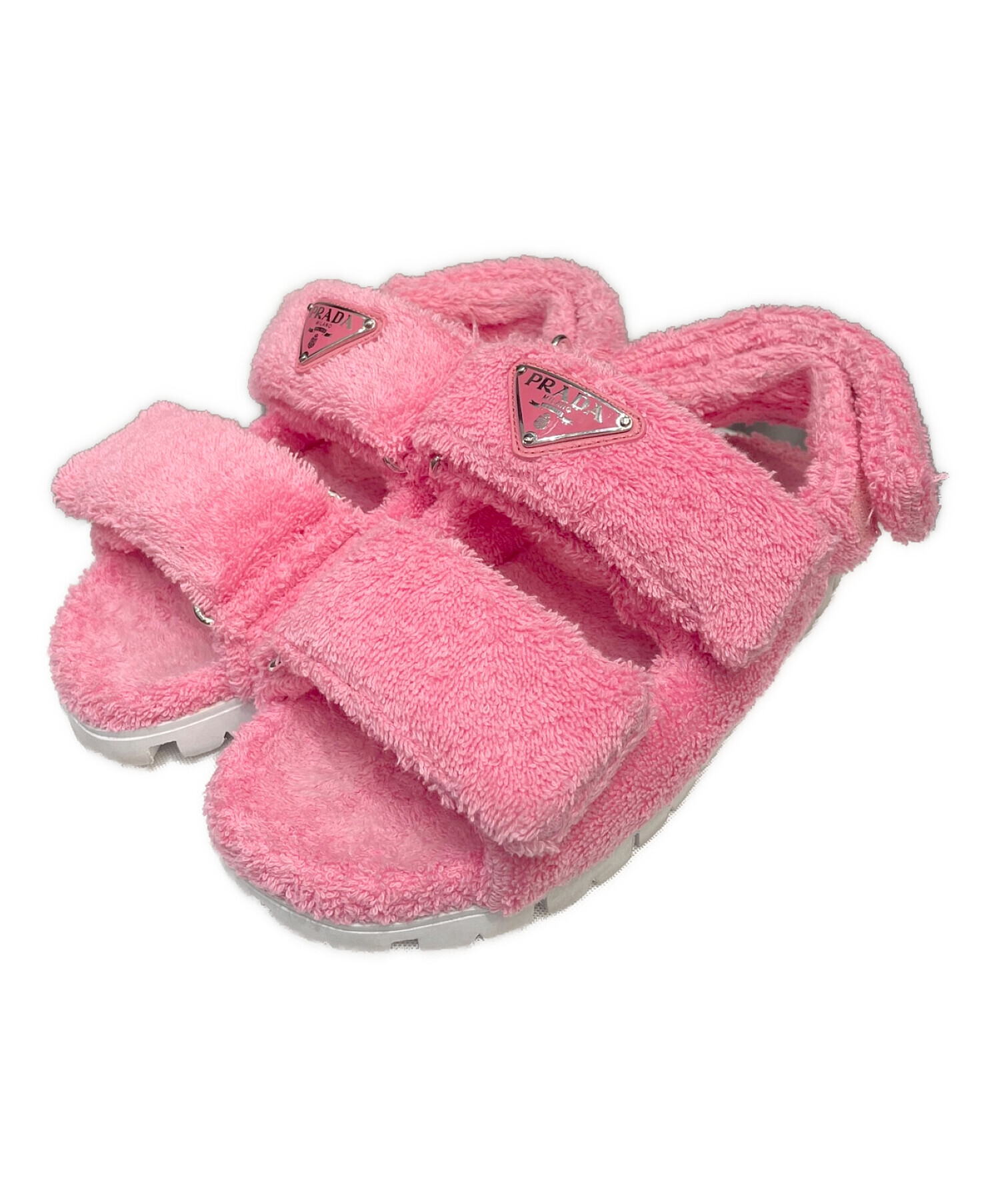 中古・古着通販】PRADA (プラダ) テリークロストライアングルプレート