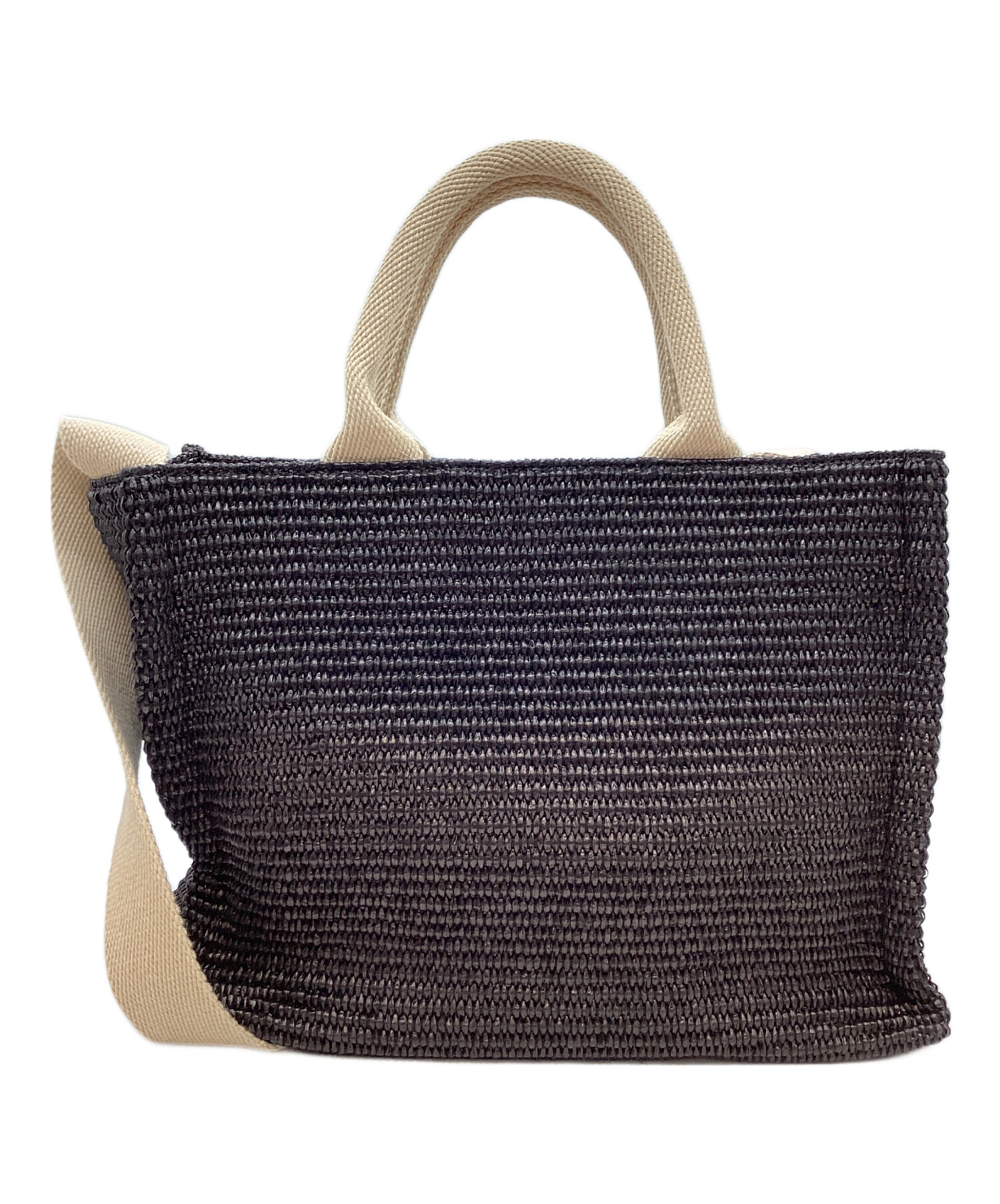 中古・古着通販】MARNI (マルニ) 2WAYカゴバッグ ブラック｜ブランド