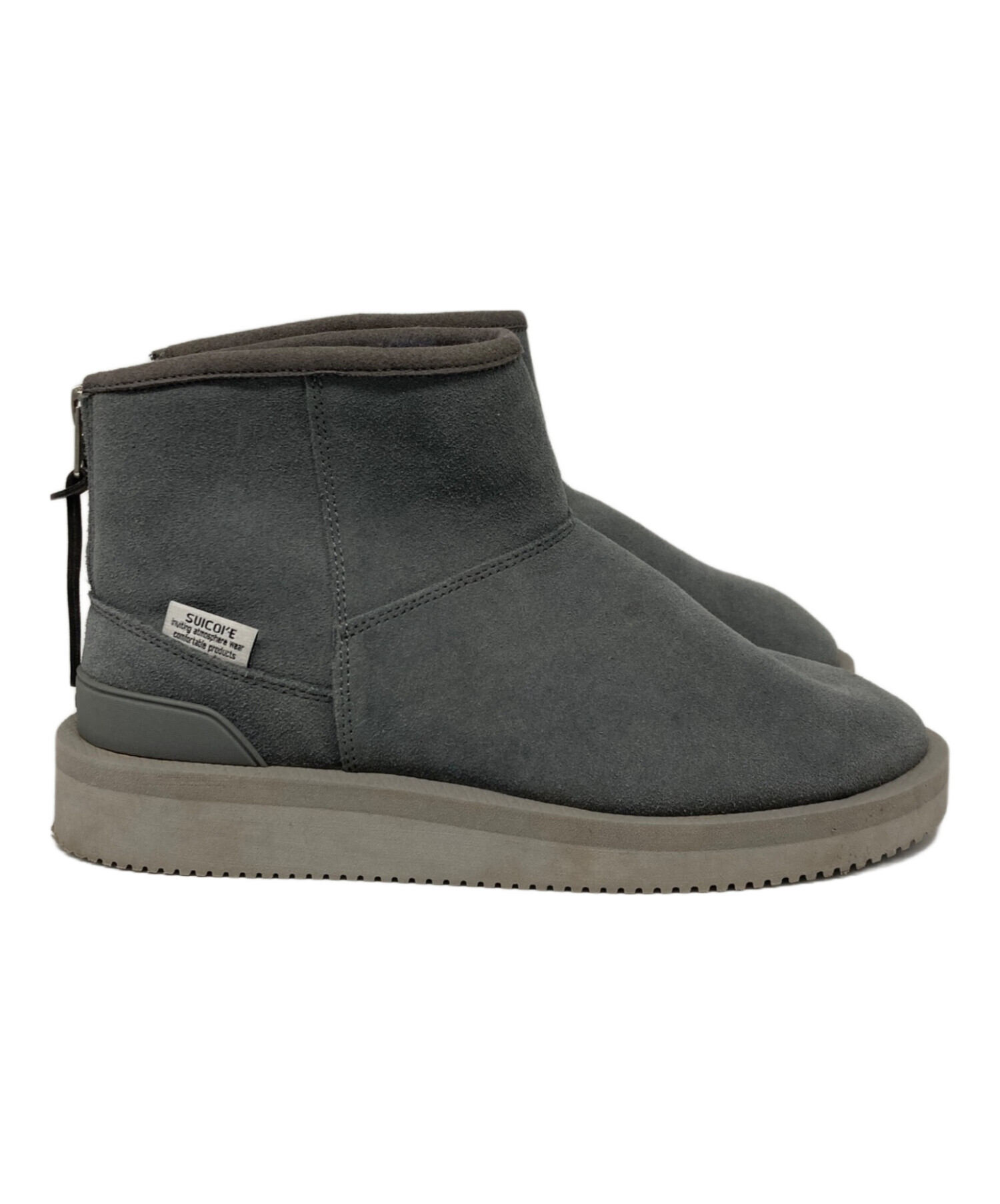 中古・古着通販】suicoke (スイコック) ムートンブーツ グレー サイズ