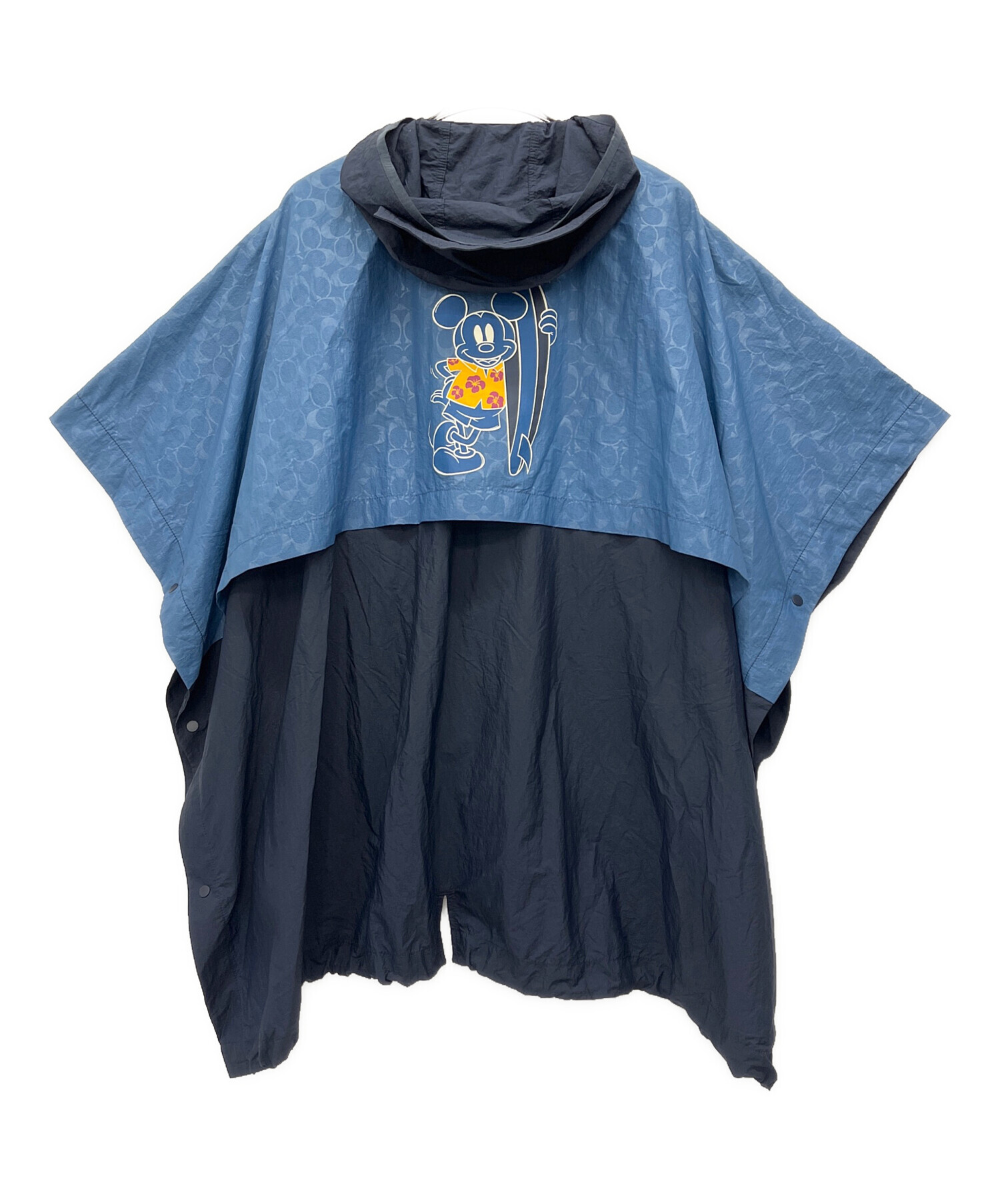 coach コーチ ネイビー/ブルー レインコート・ポンチョ ミッキーコラボ