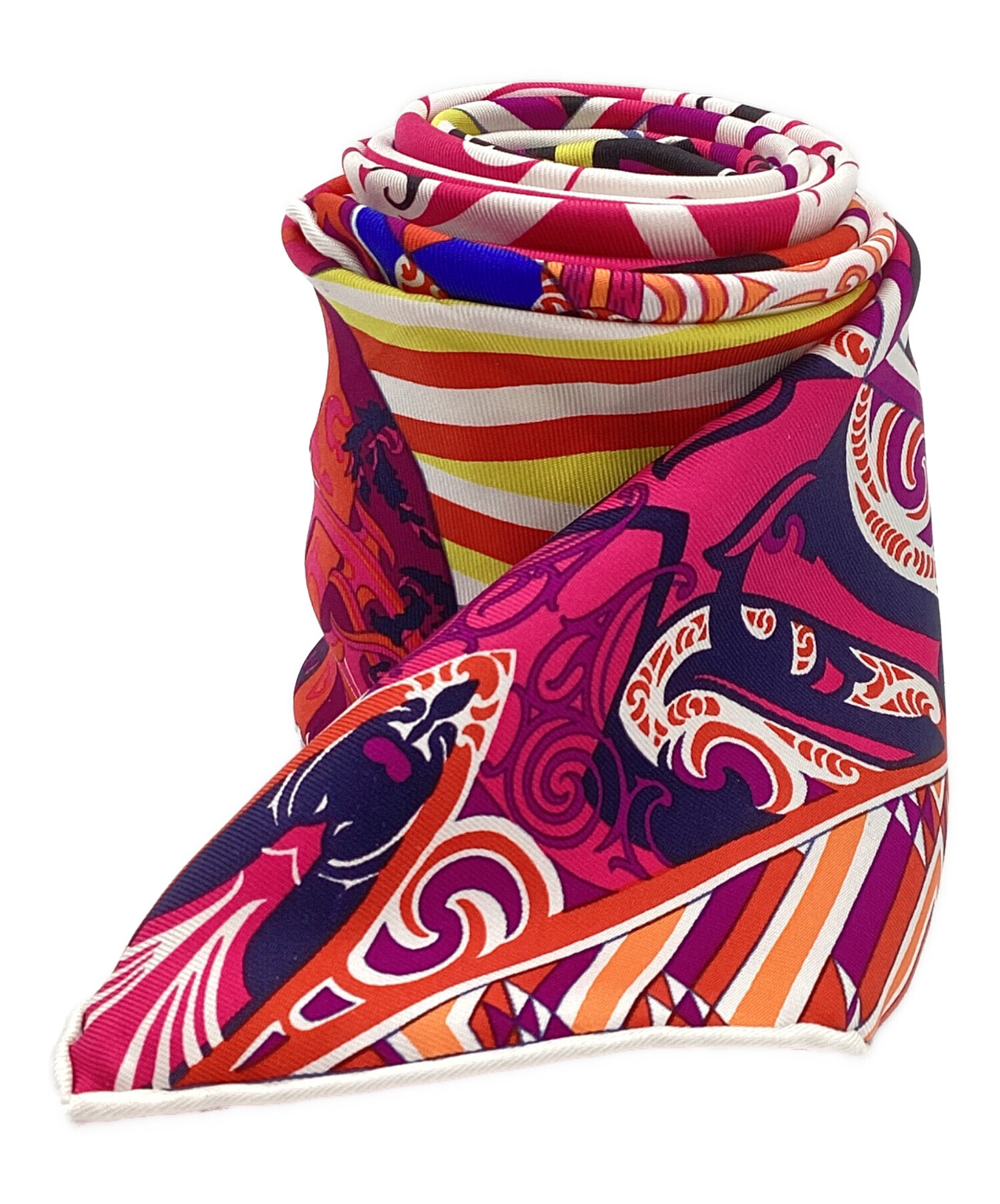 中古・古着通販】HERMES (エルメス) シルクスカーフ マルチカラー