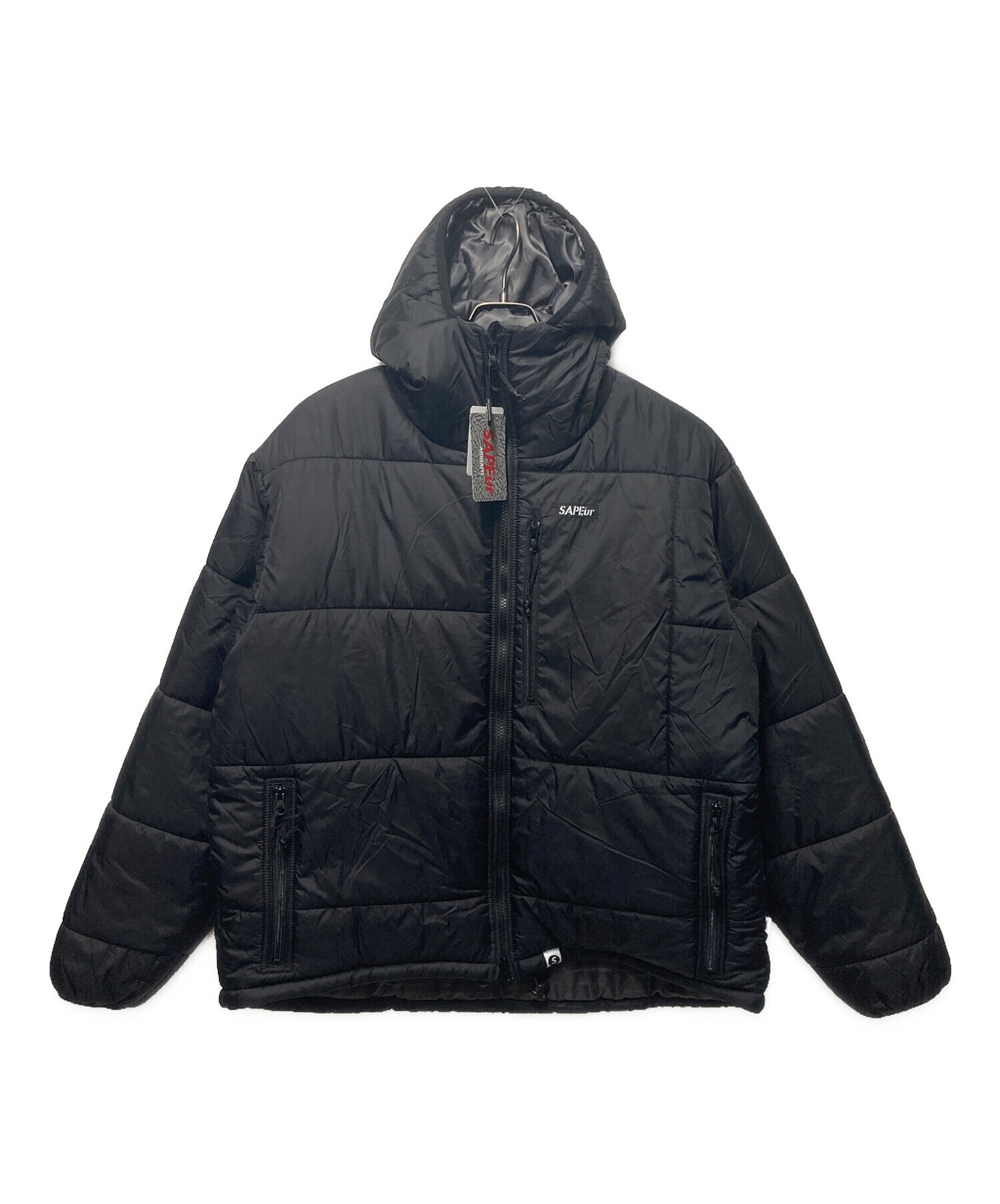 中古・古着通販】SAPEur (サプール) パフジャケット ブラック サイズ