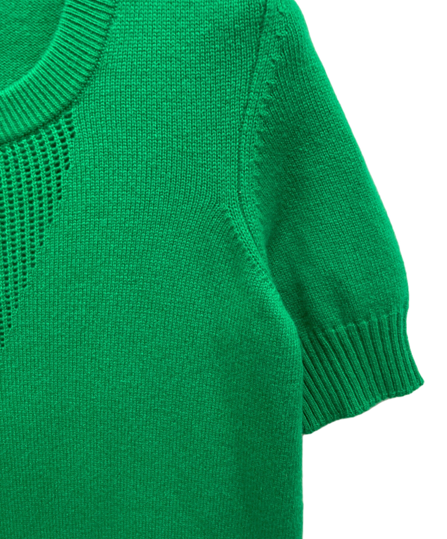 中古・古着通販】HERMES (エルメス) カシミヤショートスリーブニット