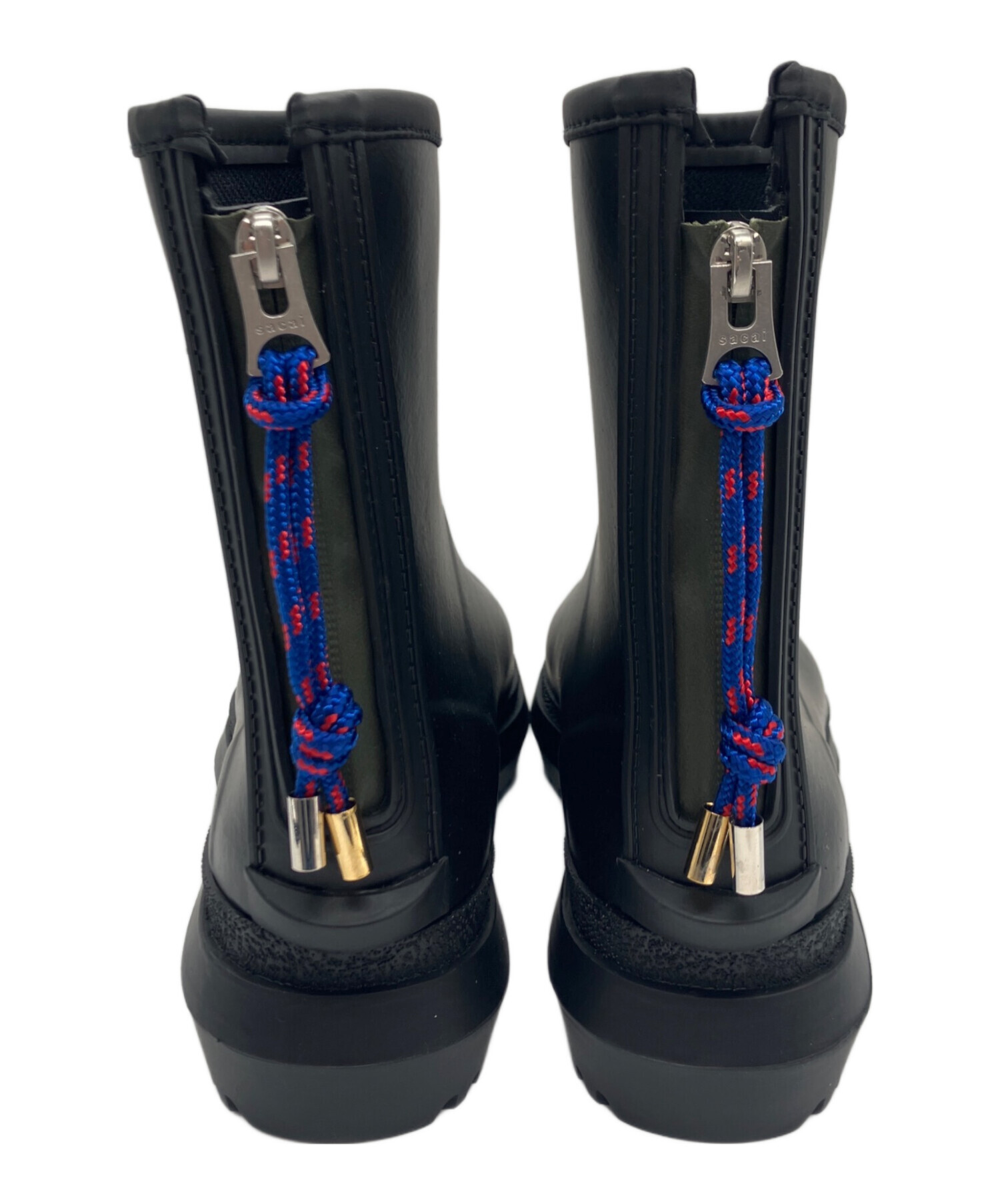 中古・古着通販】sacai (サカイ) Rubber Boots レインブーツ ブラック