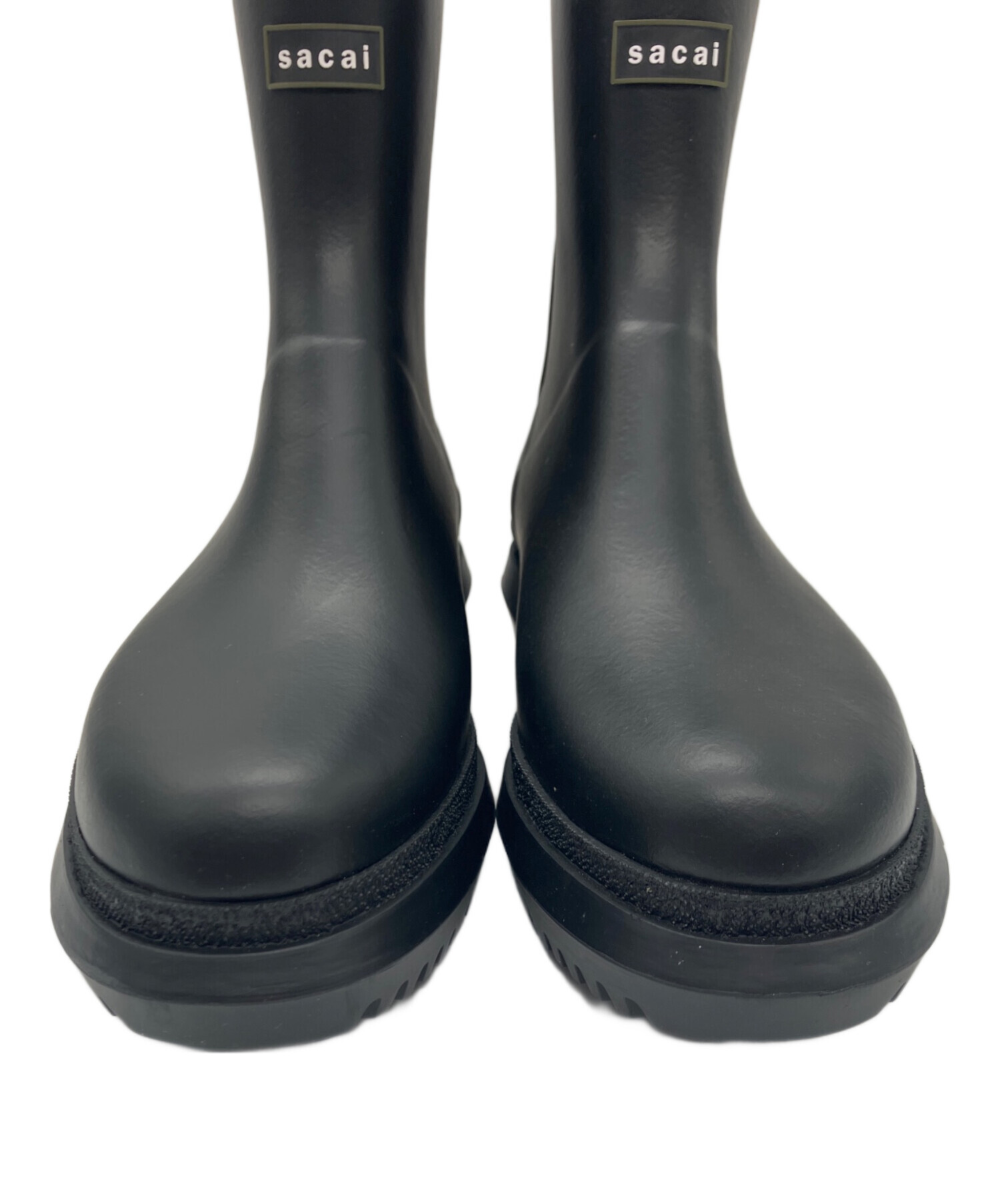 中古・古着通販】sacai (サカイ) Rubber Boots レインブーツ ブラック