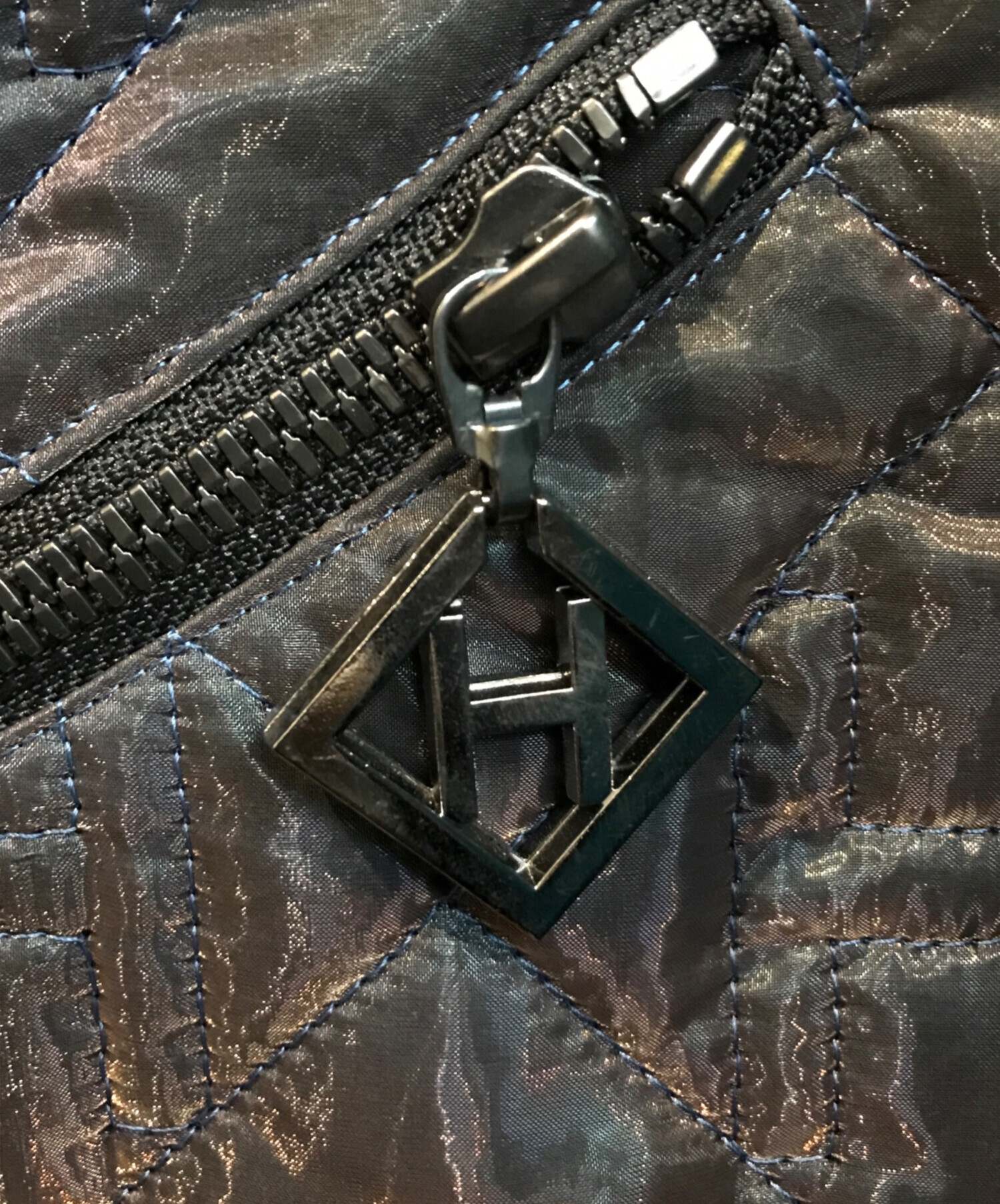 中古・古着通販】hazama (ハザマ) 夜空に駆ける透明彩度のキルティング