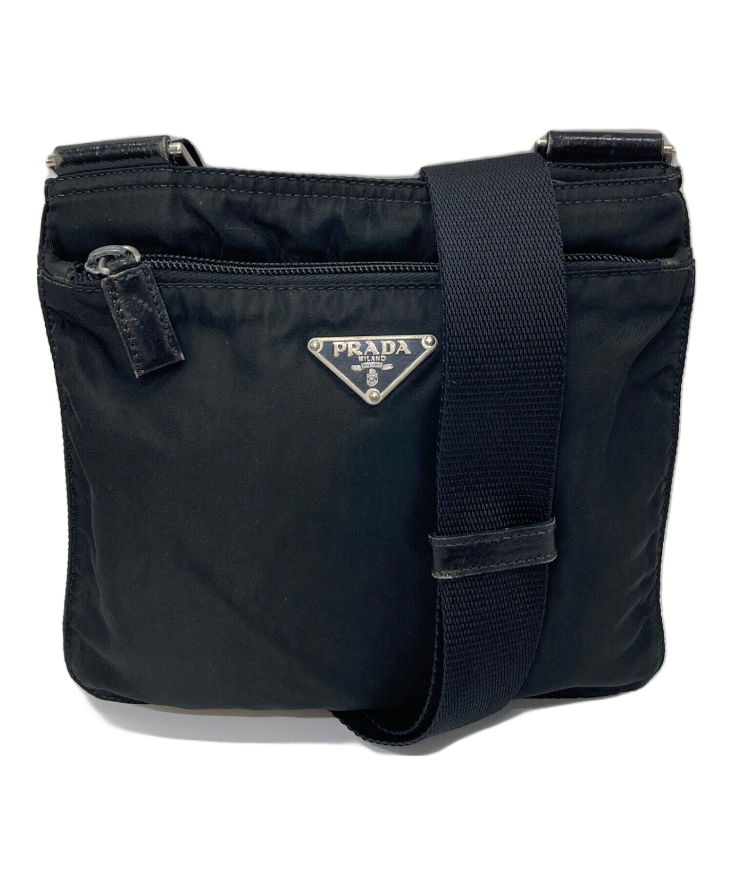 中古・古着通販】PRADA (プラダ) ナイロンショルダーバッグ サコッシュ