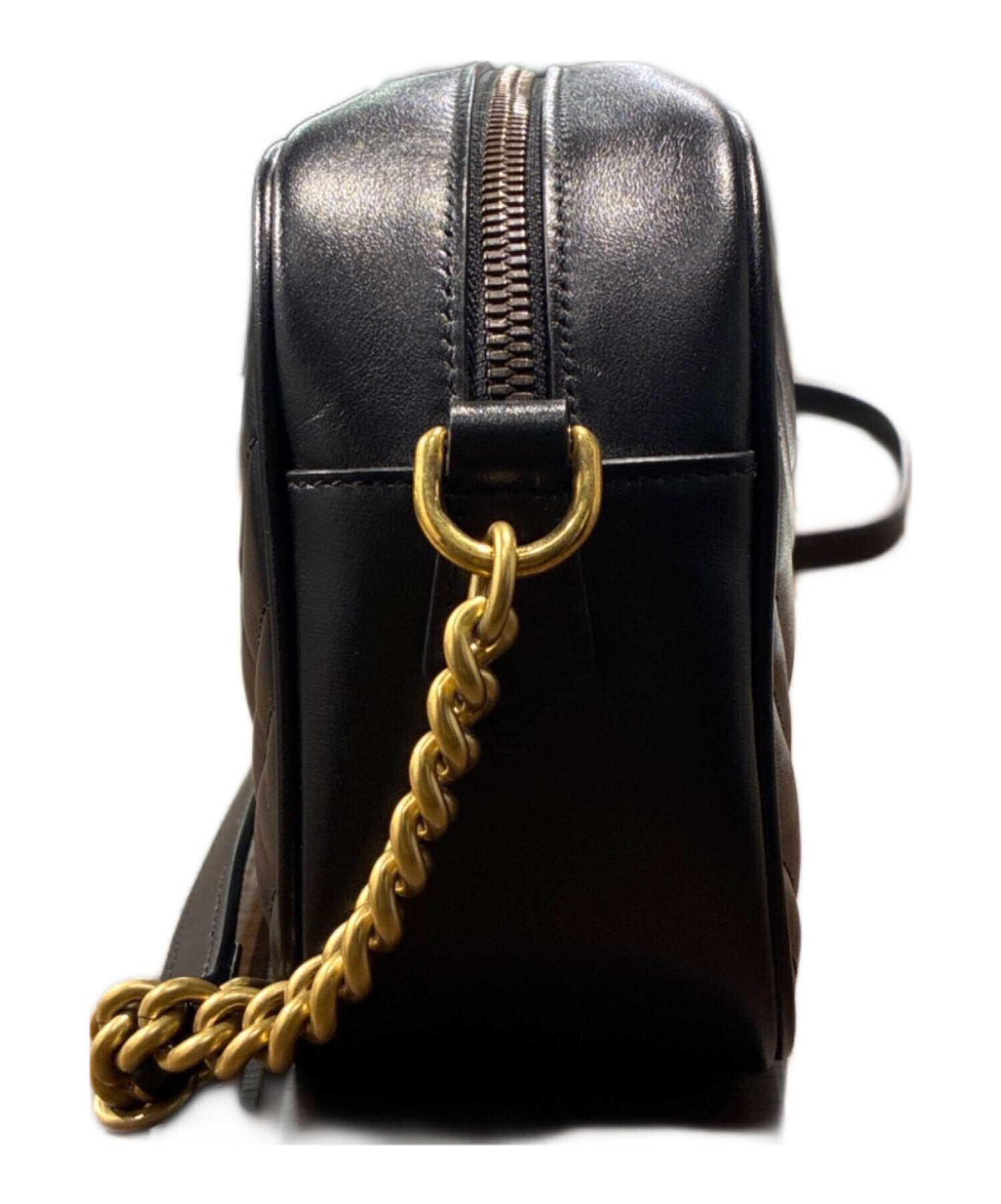 中古・古着通販】GUCCI (グッチ) ショルダーバッグ/チェーン/レザー