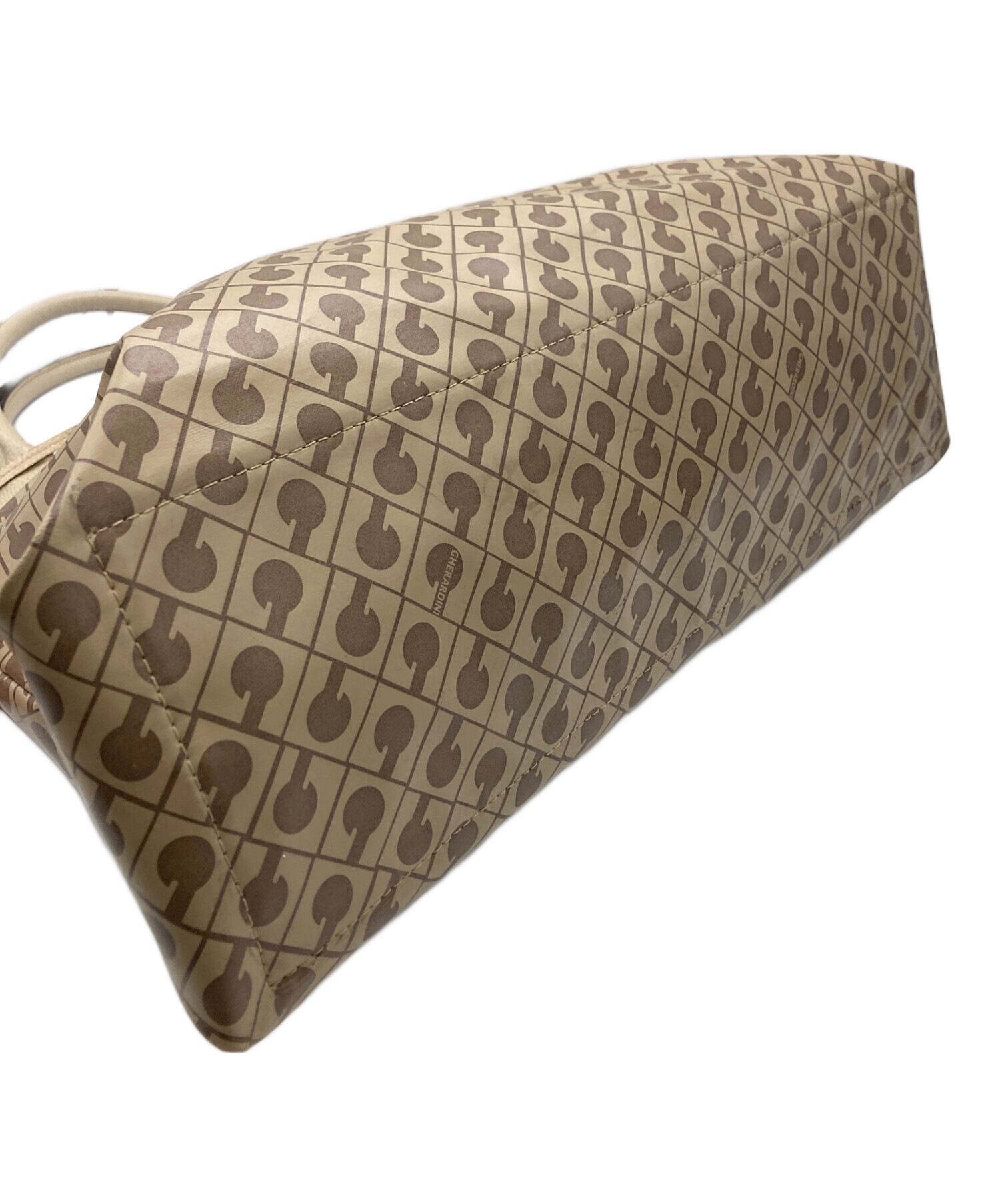 中古・古着通販】GHERARDINI (ゲラルディーニ) ハンドバッグ ブラウン