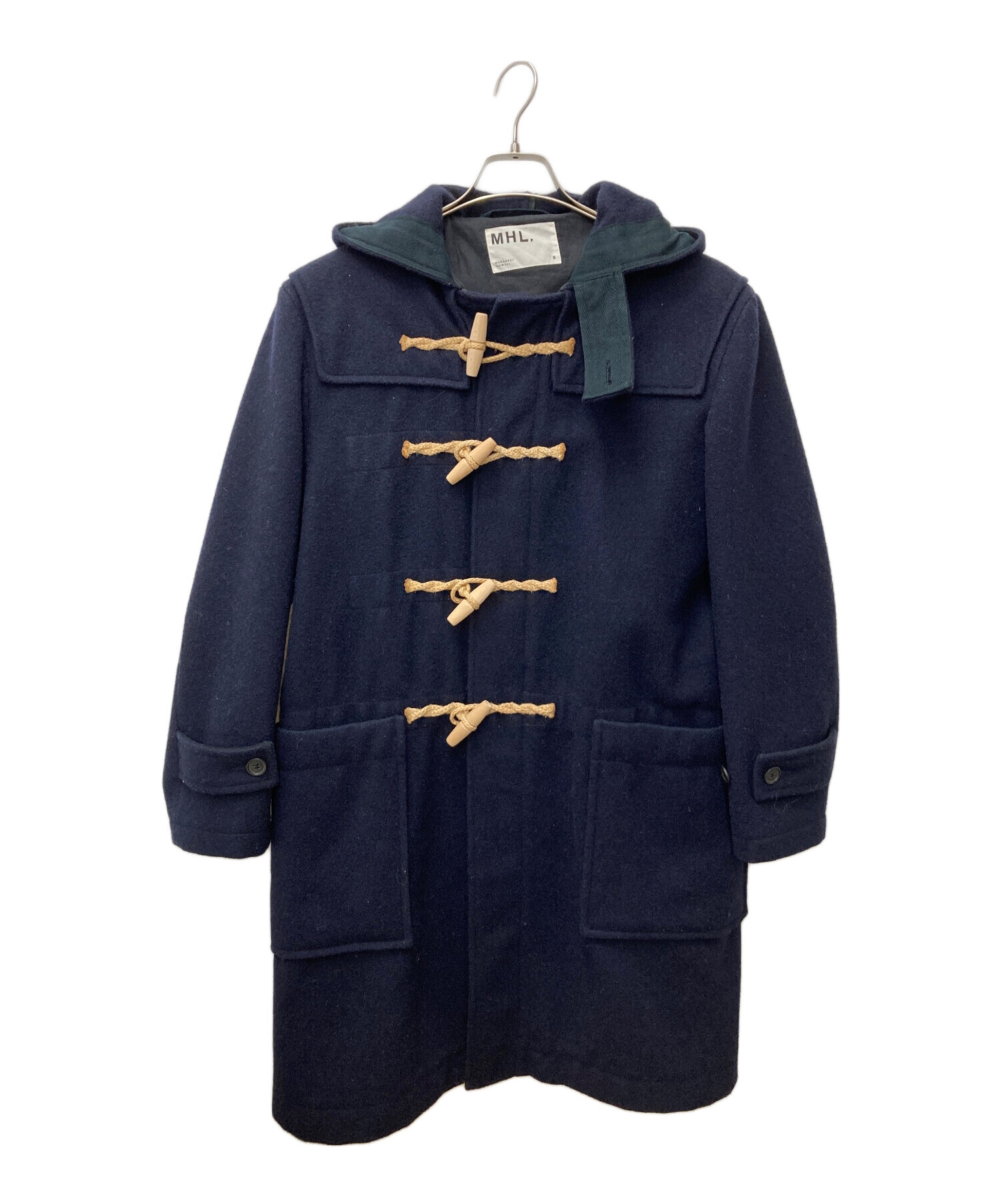 中古・古着通販】MHL (エムエイチエル) ダッフルコート ネイビー