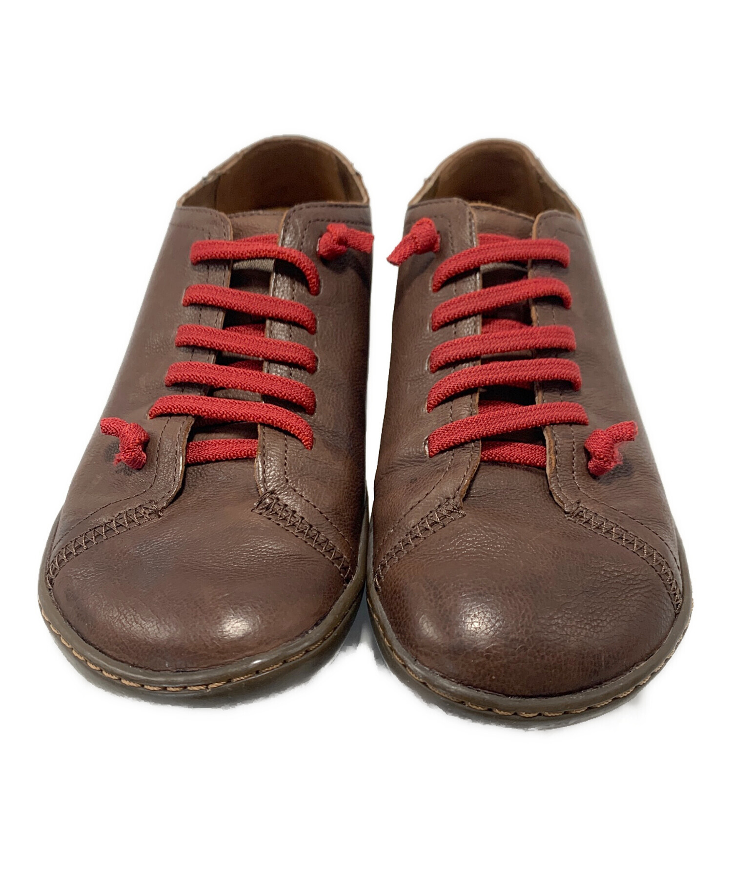 中古・古着通販】CAMPER (カンペール) レザーシューズ ブラウン サイズ