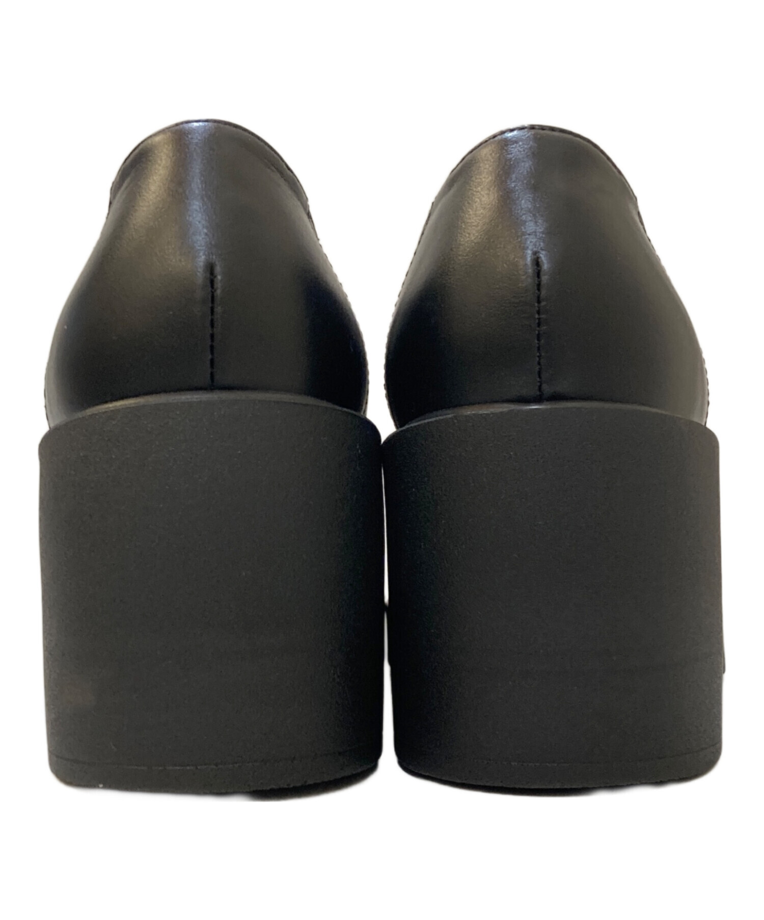 中古・古着通販】DIANA (ダイアナ) ヒールアップローファー ブラック