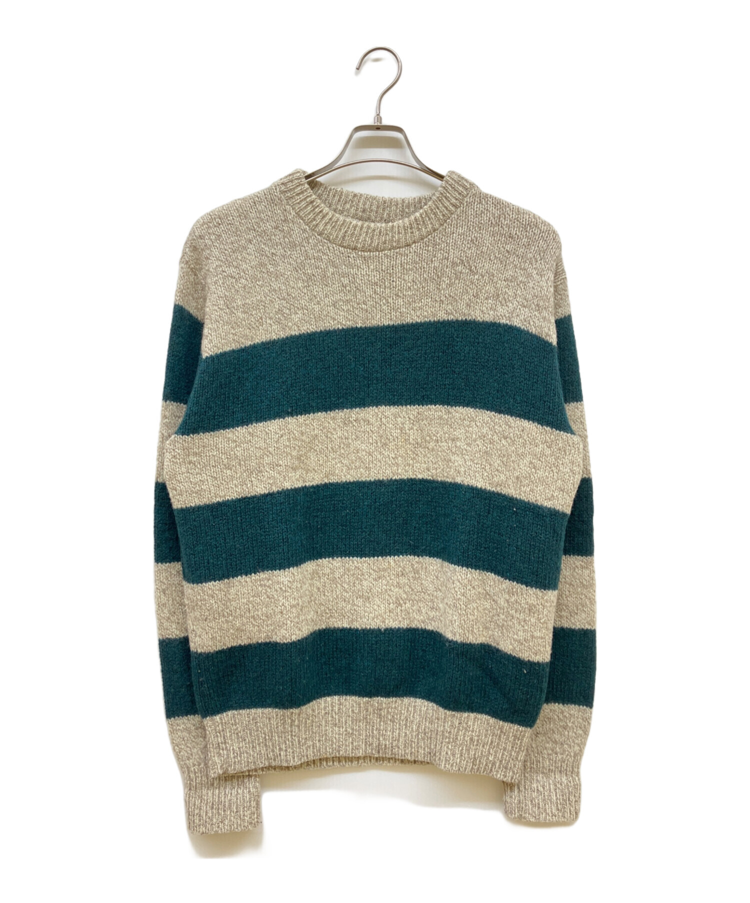 中古・古着通販】L.L.Bean (エルエルビーン) 70sウールボーダーニット