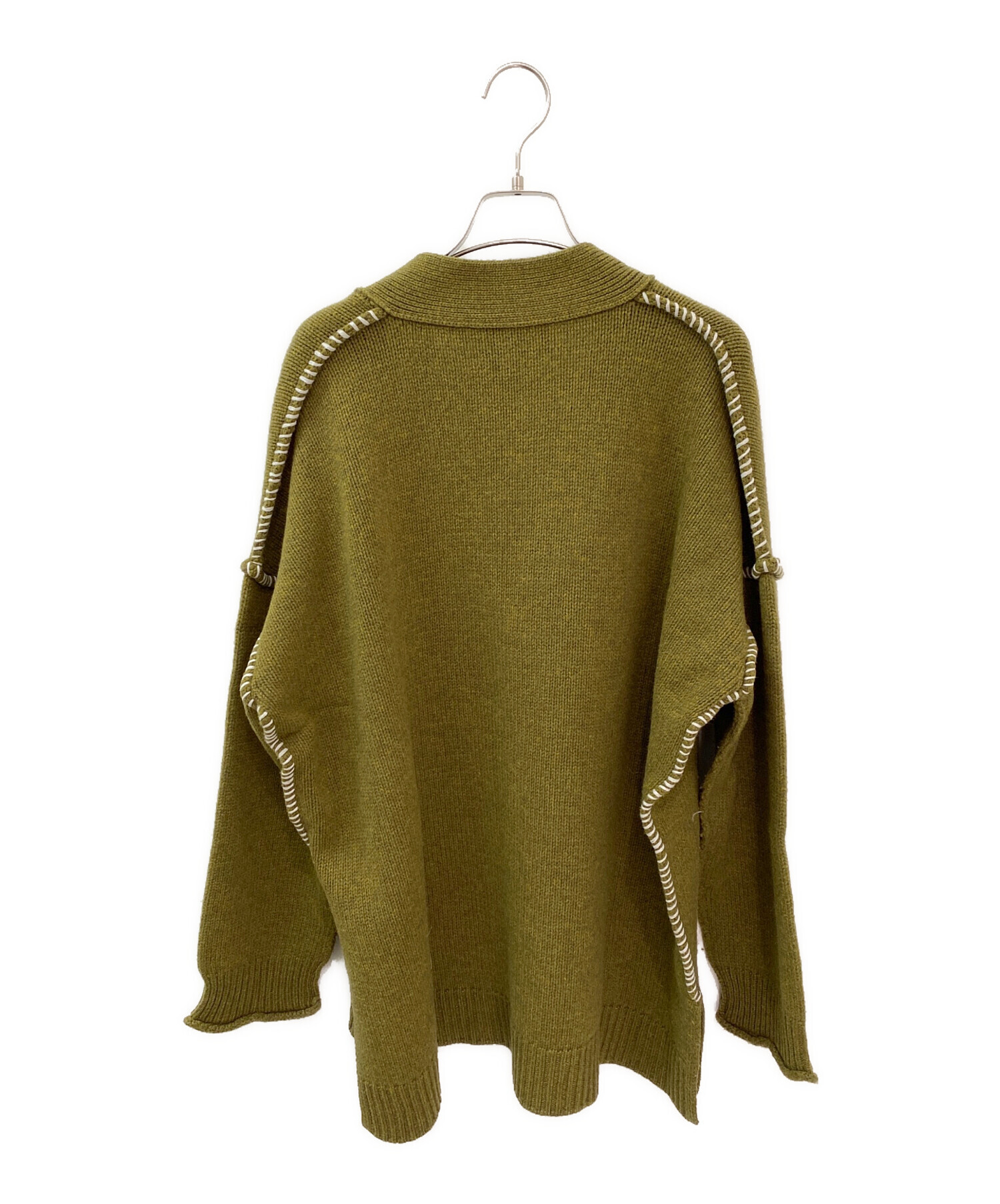 中古・古着通販】nagonstans (ナゴンスタンス) BOXウールオーバー