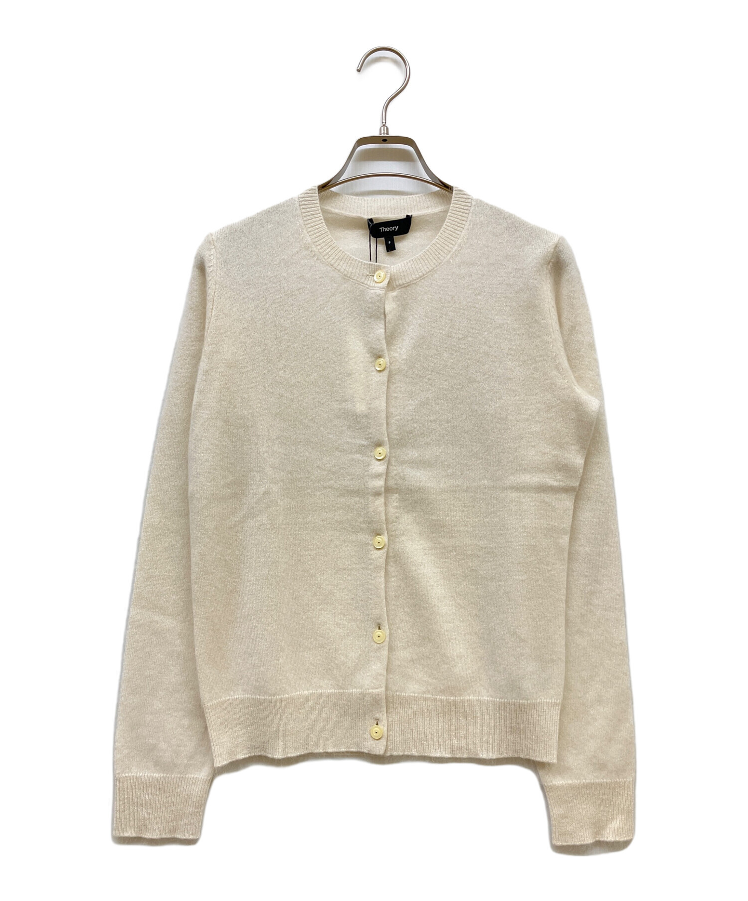 中古・古着通販】theory (セオリー) カシミヤカーディガン ホワイト