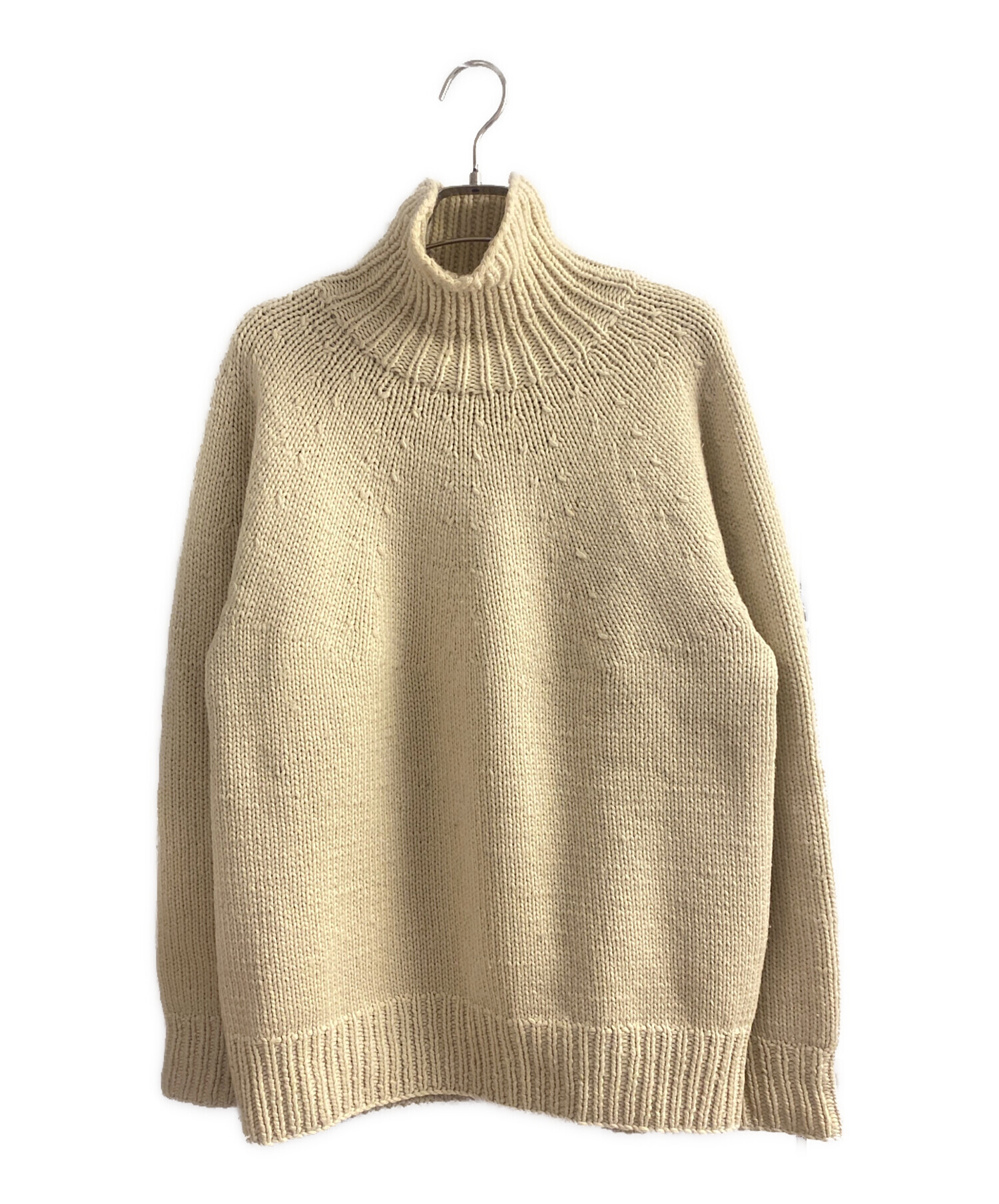 中古・古着通販】COMOLI (コモリ) カシミア和紙ハンドタートルネック