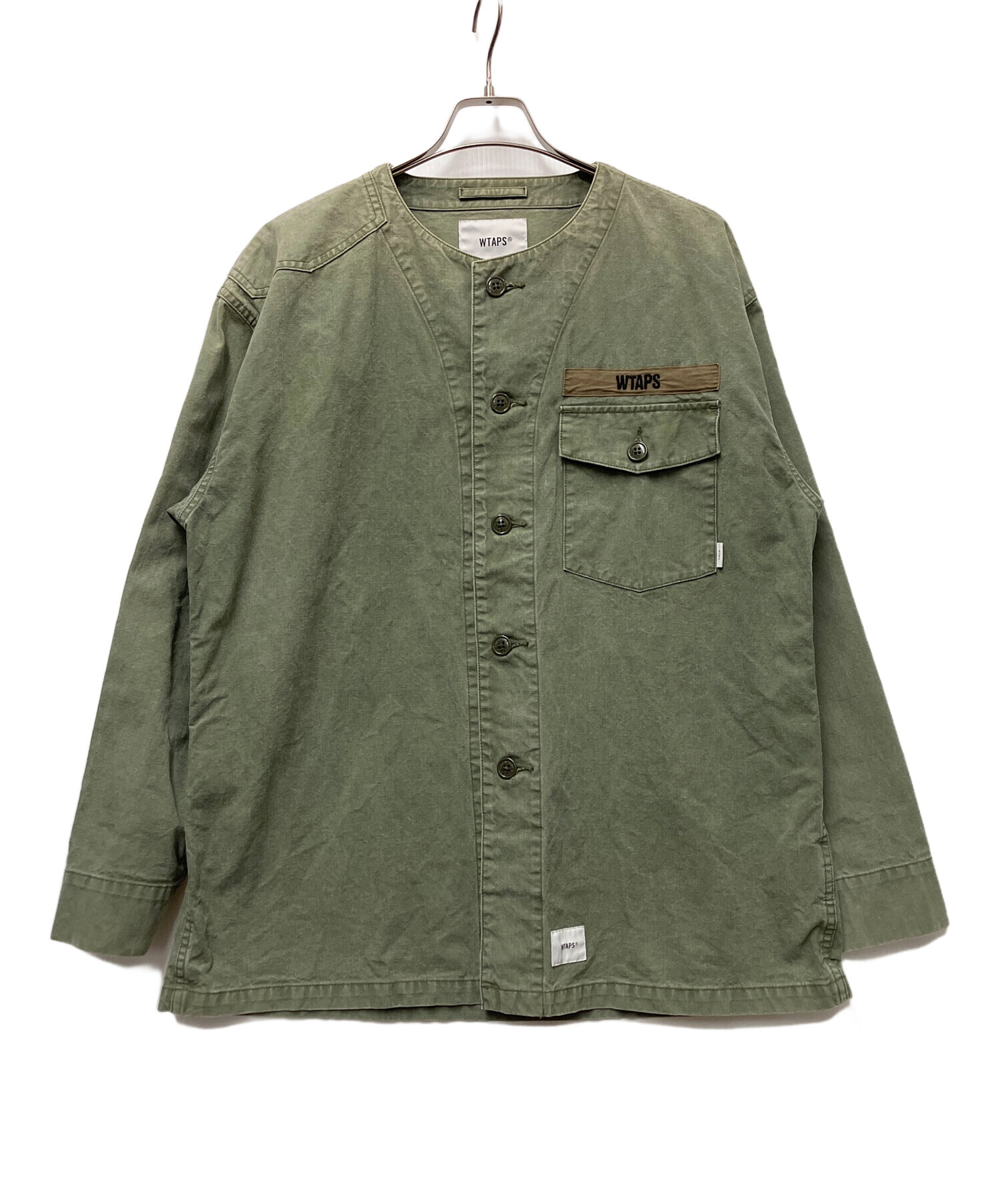 中古・古着通販】WTAPS (ダブルタップス) SCOUT LS SHIRT オリーブ