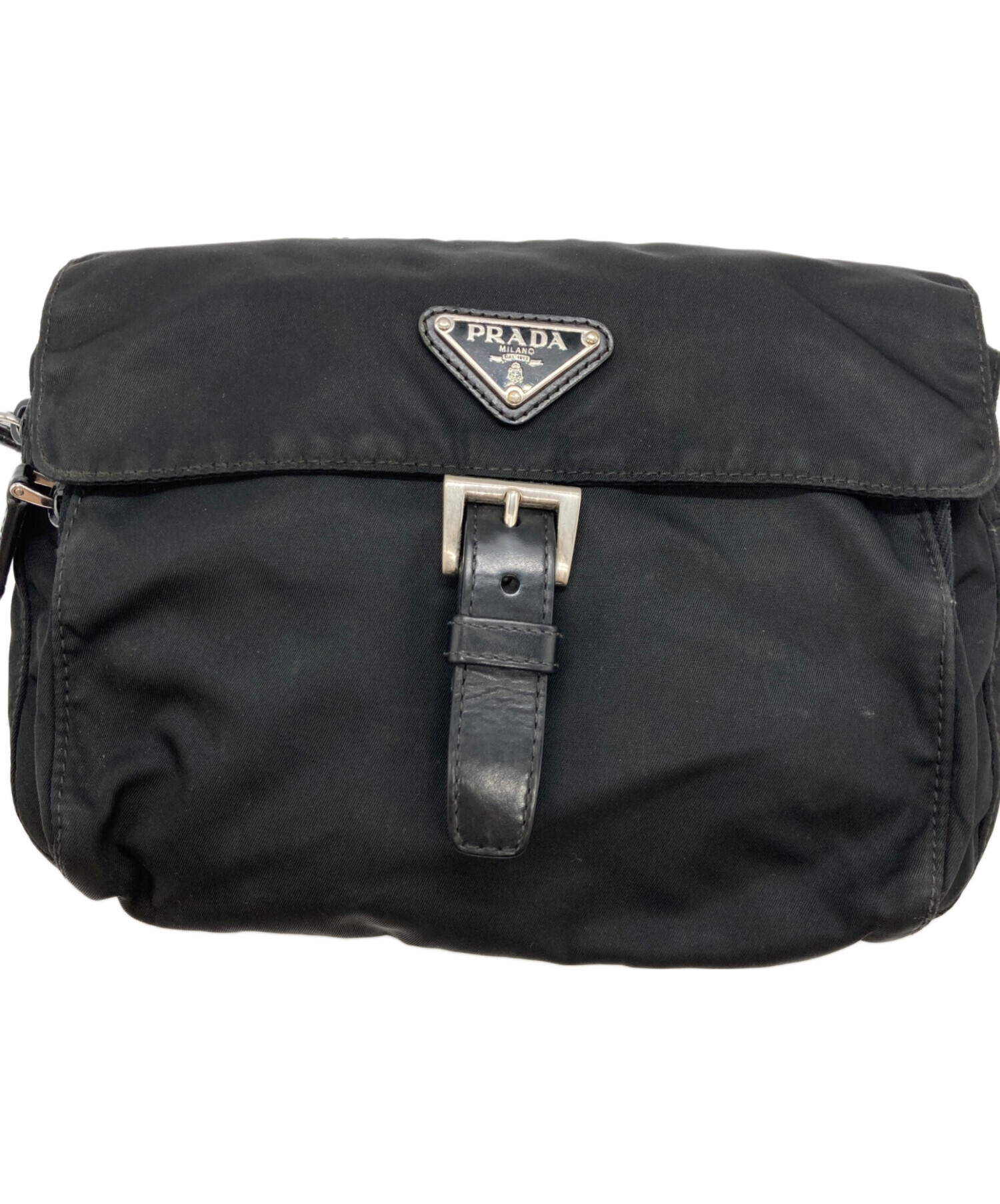 中古・古着通販】PRADA (プラダ) クロスボディーバッグ ブラック