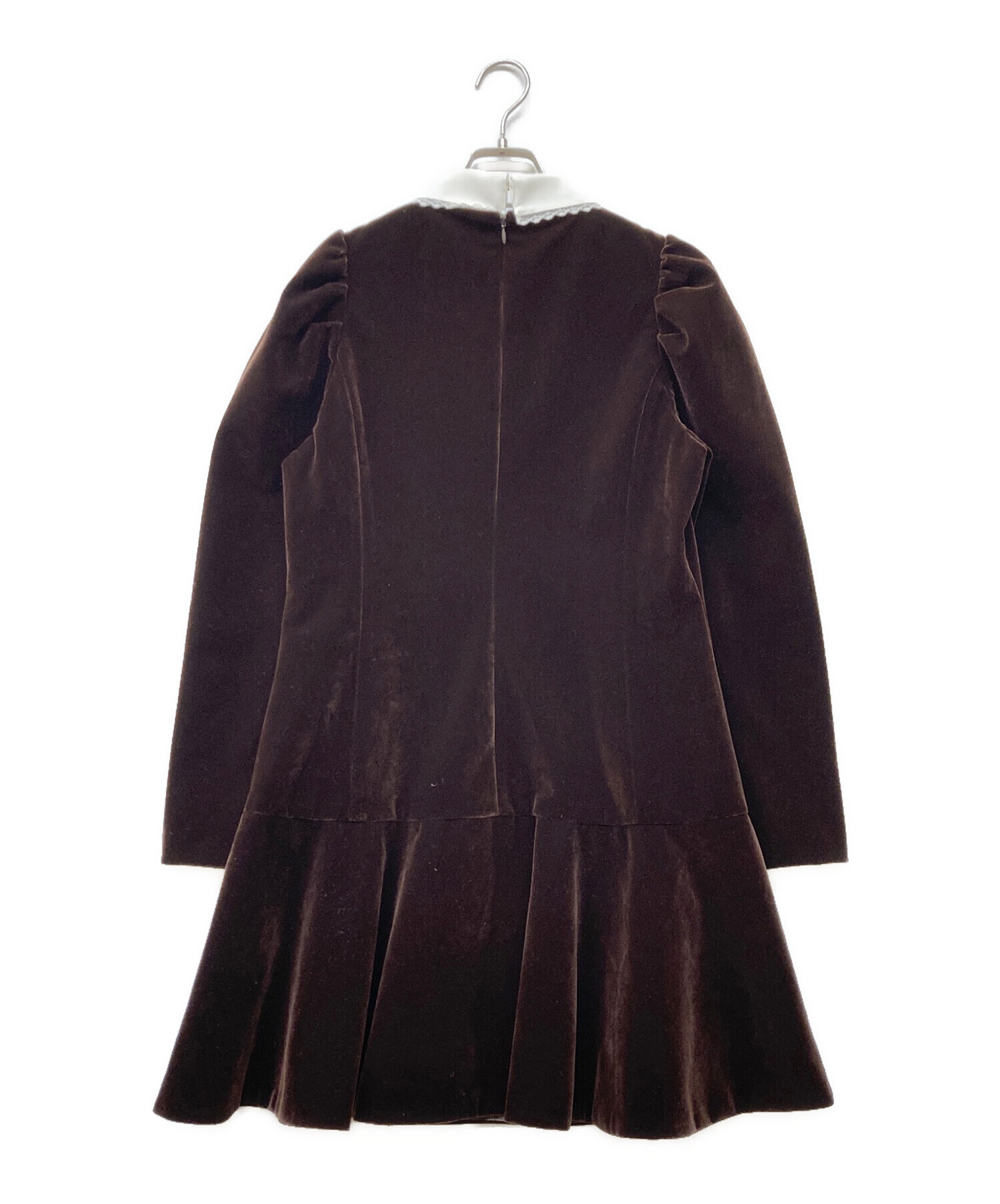 中古・古着通販】Rirandture (リランドチュール) ベルベットカラーミニ