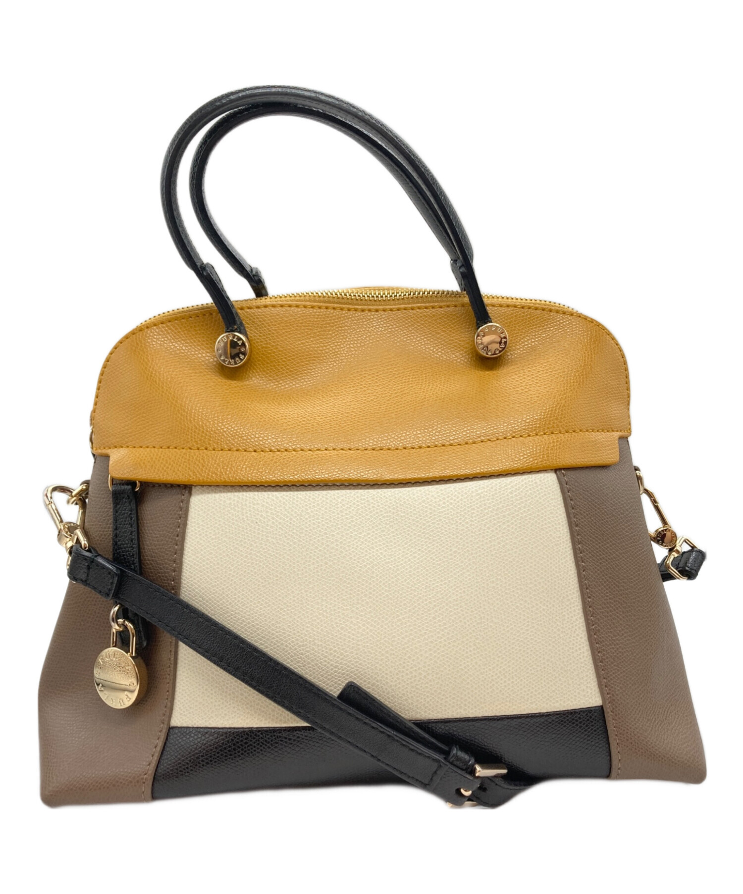 中古・古着通販】FURLA (フルラ) パイパーショルダーバッグ ブラウン