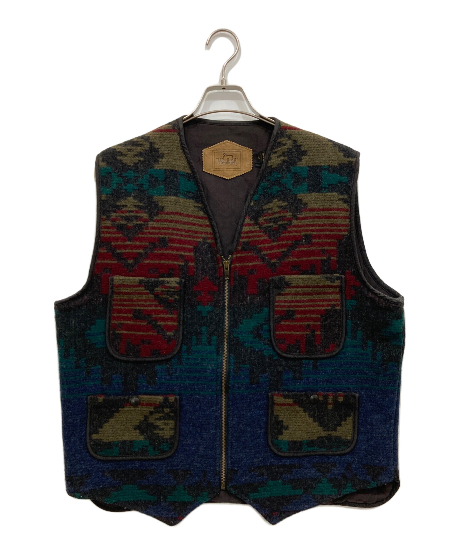 中古・古着通販】WOOLRICH (ウールリッチ) ネイティブ柄ウールベスト