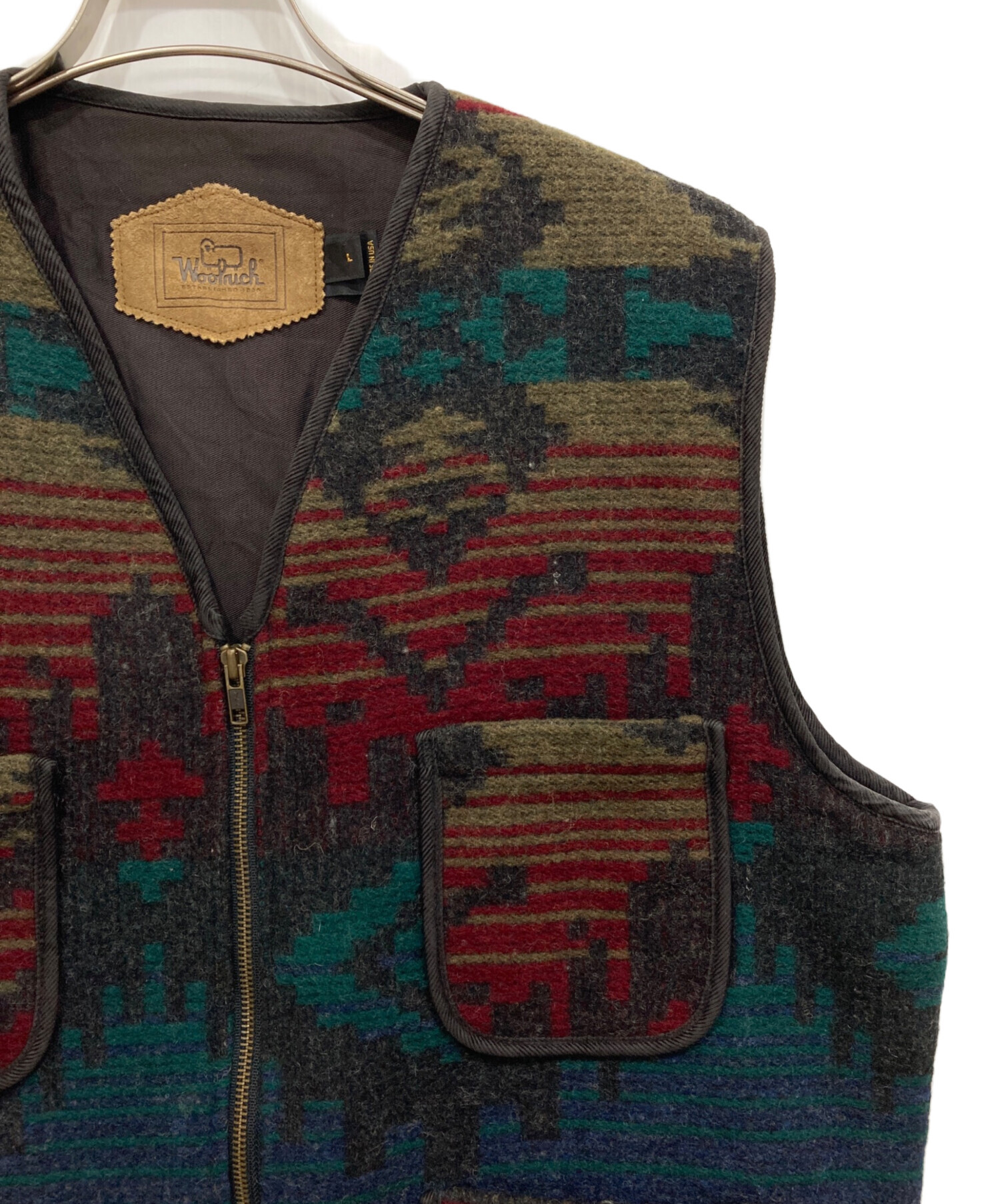 中古・古着通販】WOOLRICH (ウールリッチ) ネイティブ柄ウールベスト