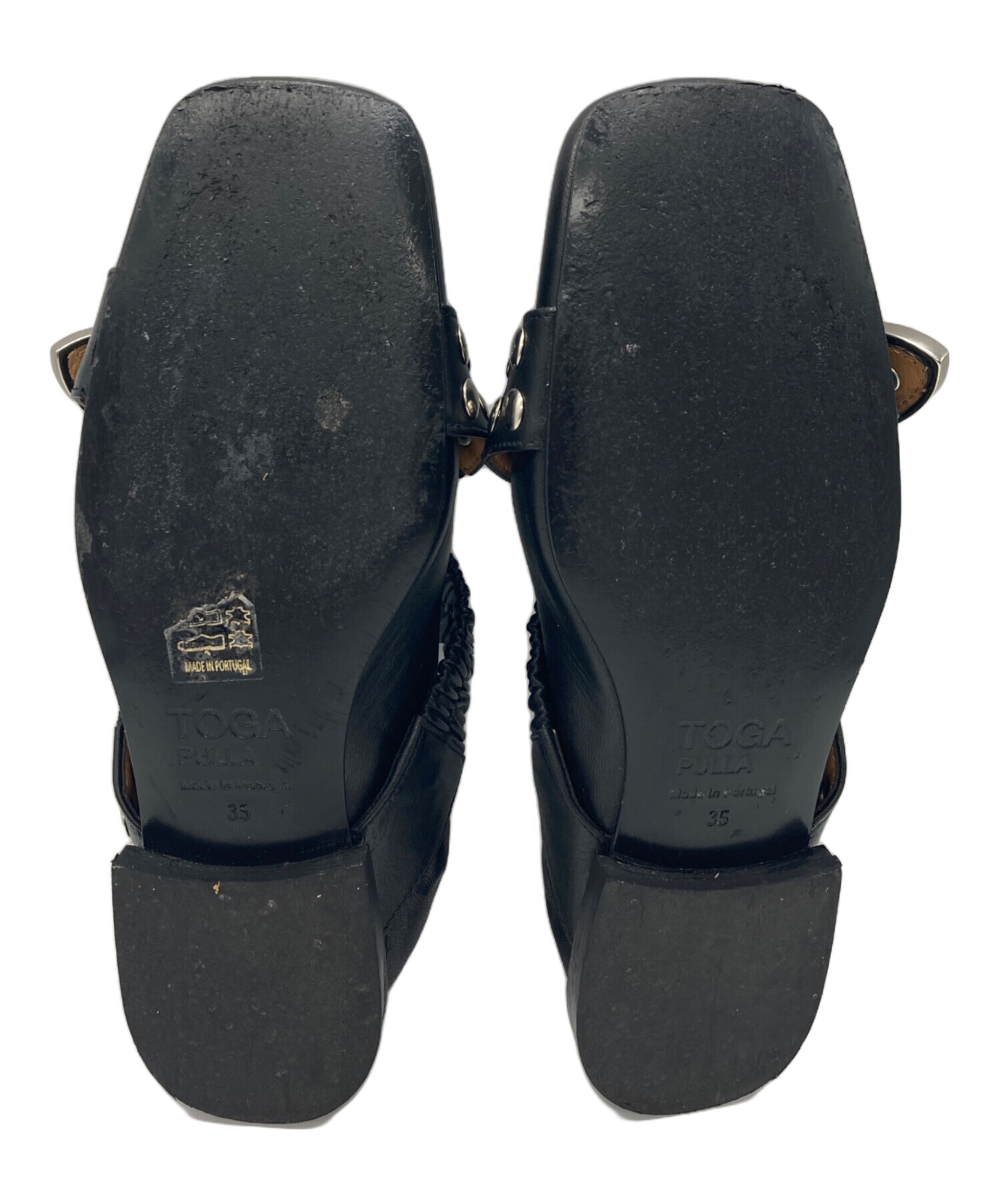 中古・古着通販】TOGA PULLA (トーガ プルラ) クロスストラップバレエ