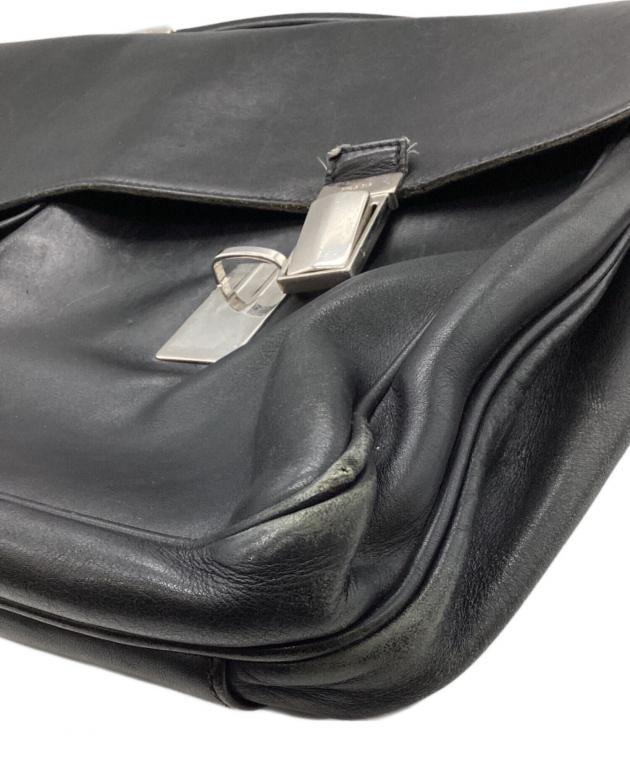 中古・古着通販】PRADA (プラダ) オールレザー ドクターズバッグ